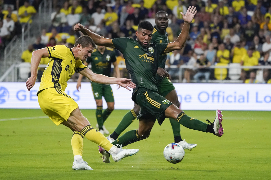 Columbus Crew concede last-minute goal in tie with Portland Timbers