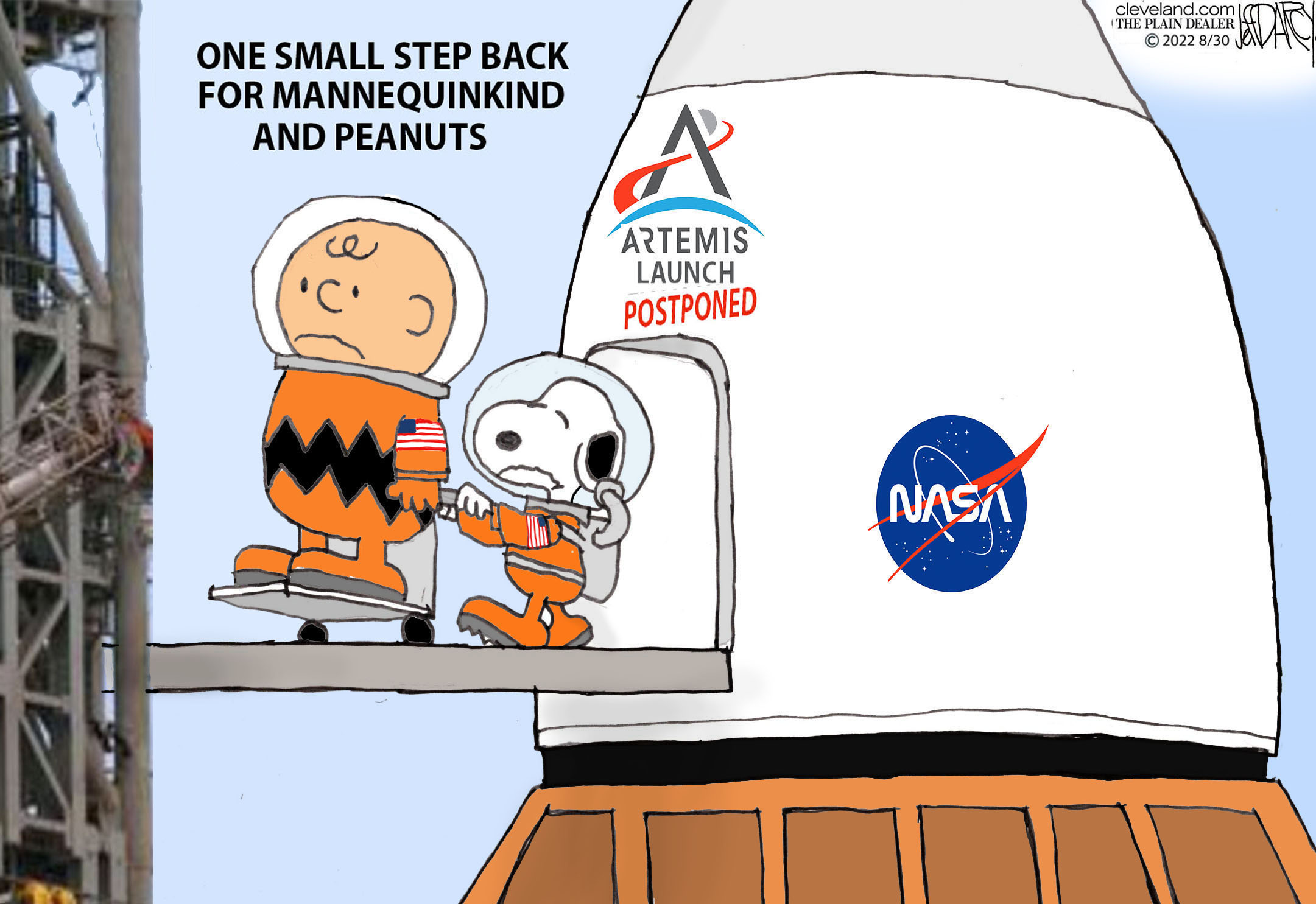 nasa spaceship cartoon