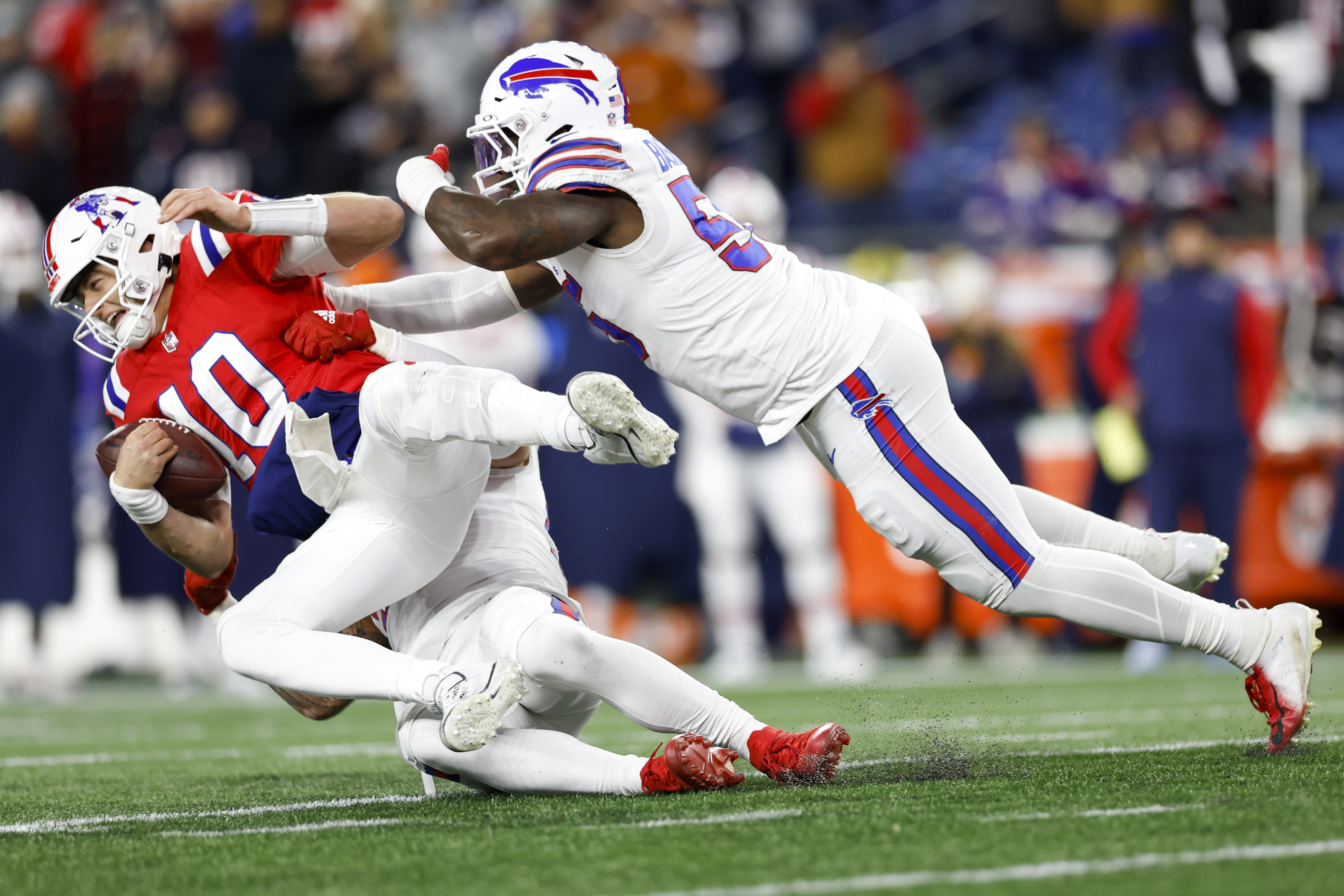 Buffalo Bills defensive end A.J. Epenesa (57) during the first half of an  NFL football game