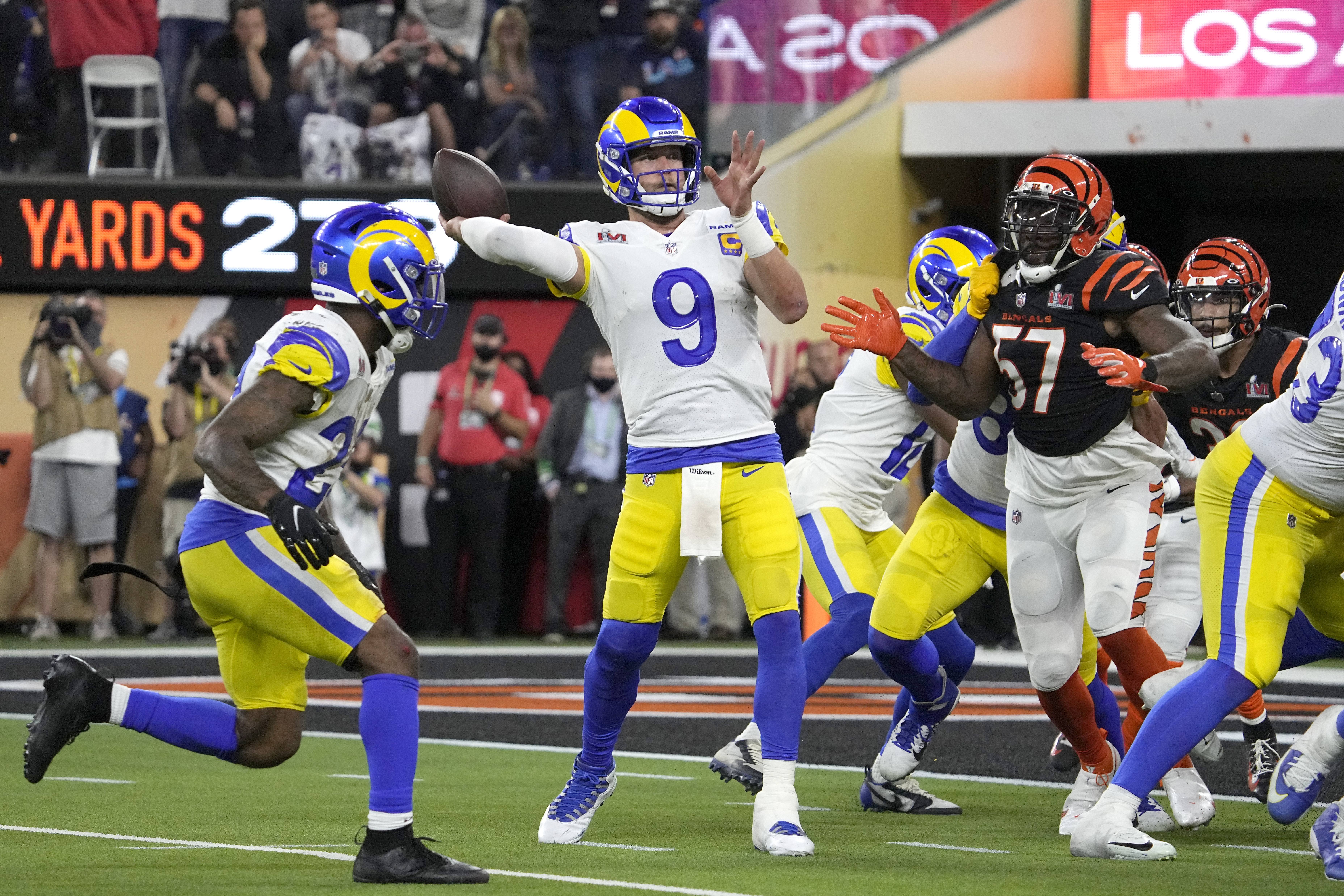 Live updates recap: Matthew Stafford leads Rams on game-winning drive to  beat Bengals in Super Bowl 56 