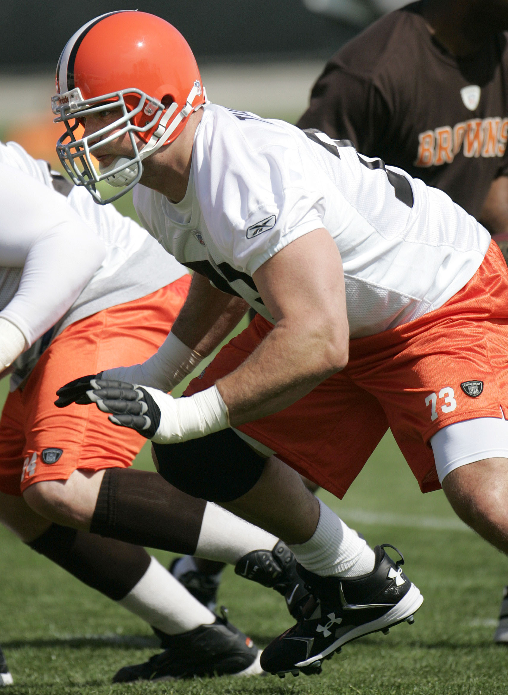 Former Browns LT Joe Thomas participates in MLB Celebrity Softball