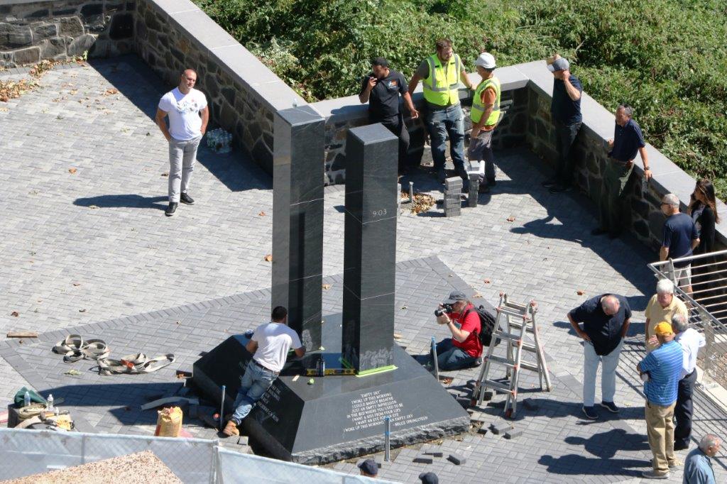 Sneak peek at new Hudson County 9/11 memorial, Sept. 1, 2022 - nj.com