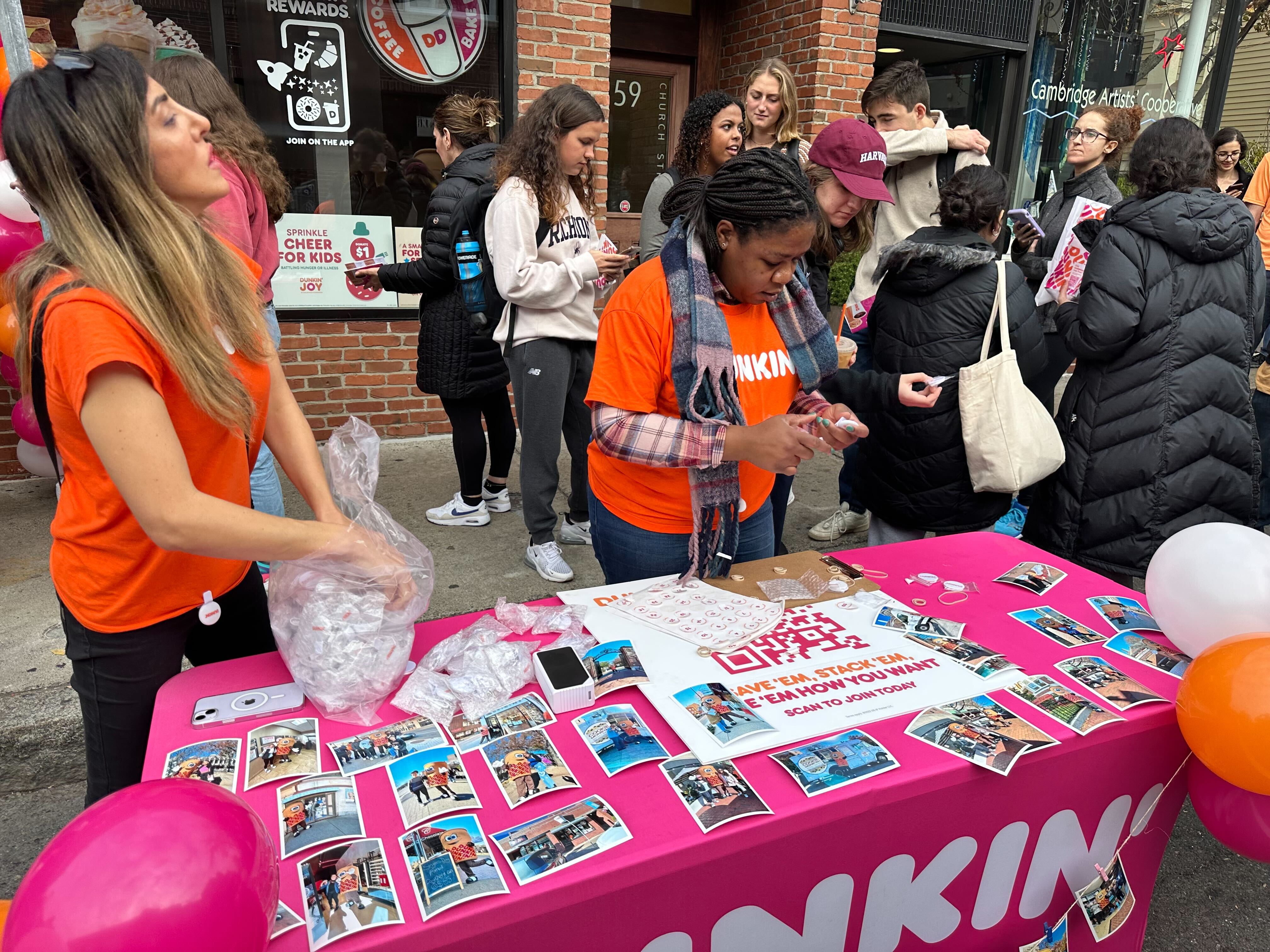 Dunkin' store at 61 Cambridge Street in Harvard Square.