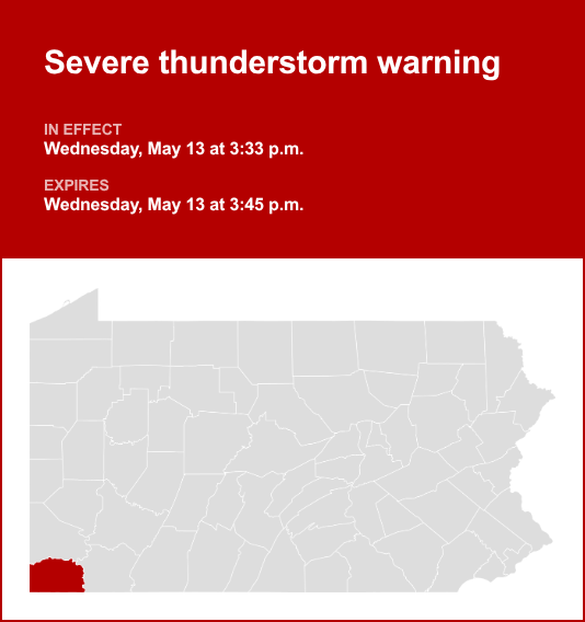 Update: Tornado warning active for Forest County early Thursday