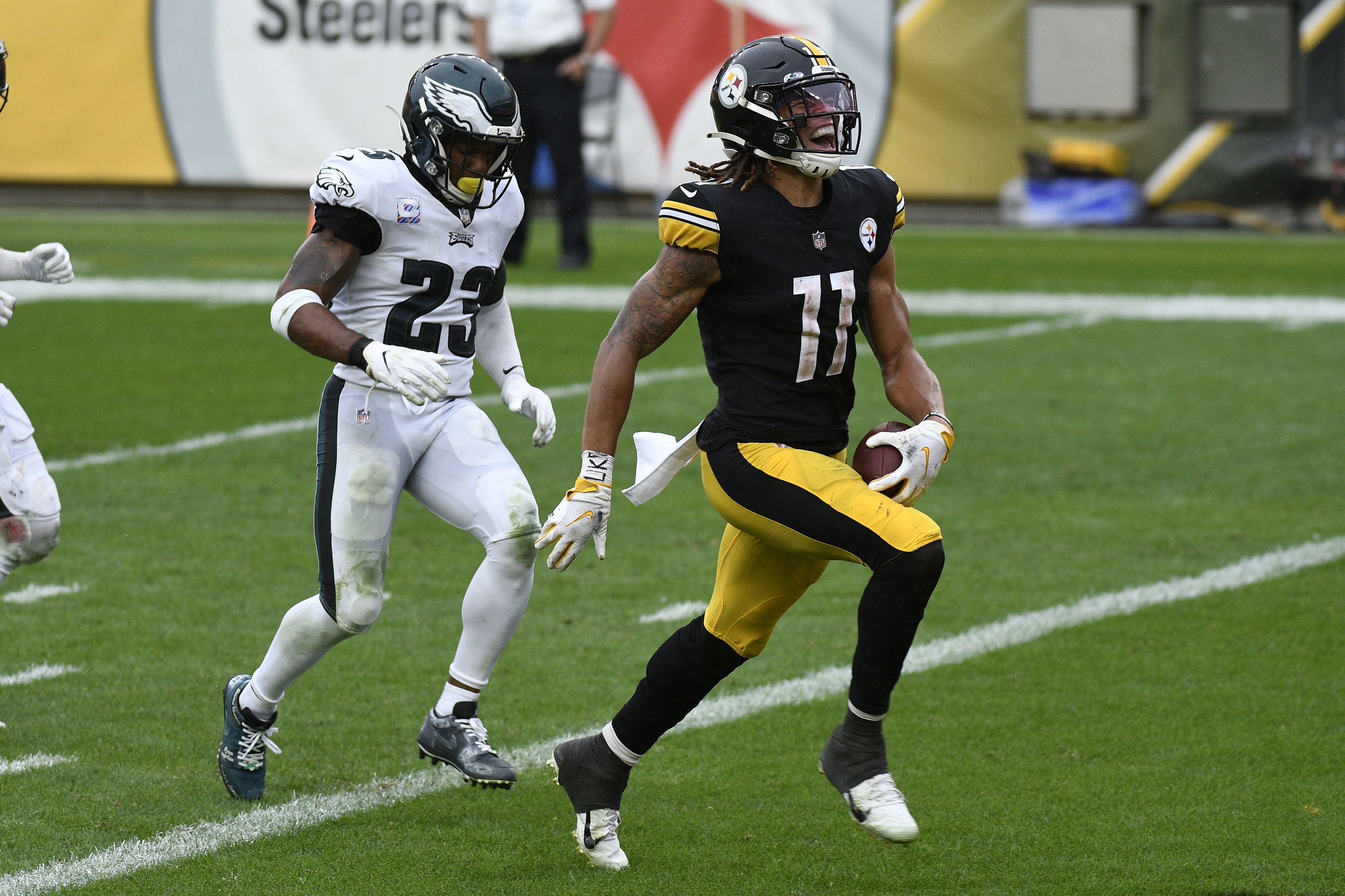 How Steelers rookie Chase Claypool scored 4 TDs, including the