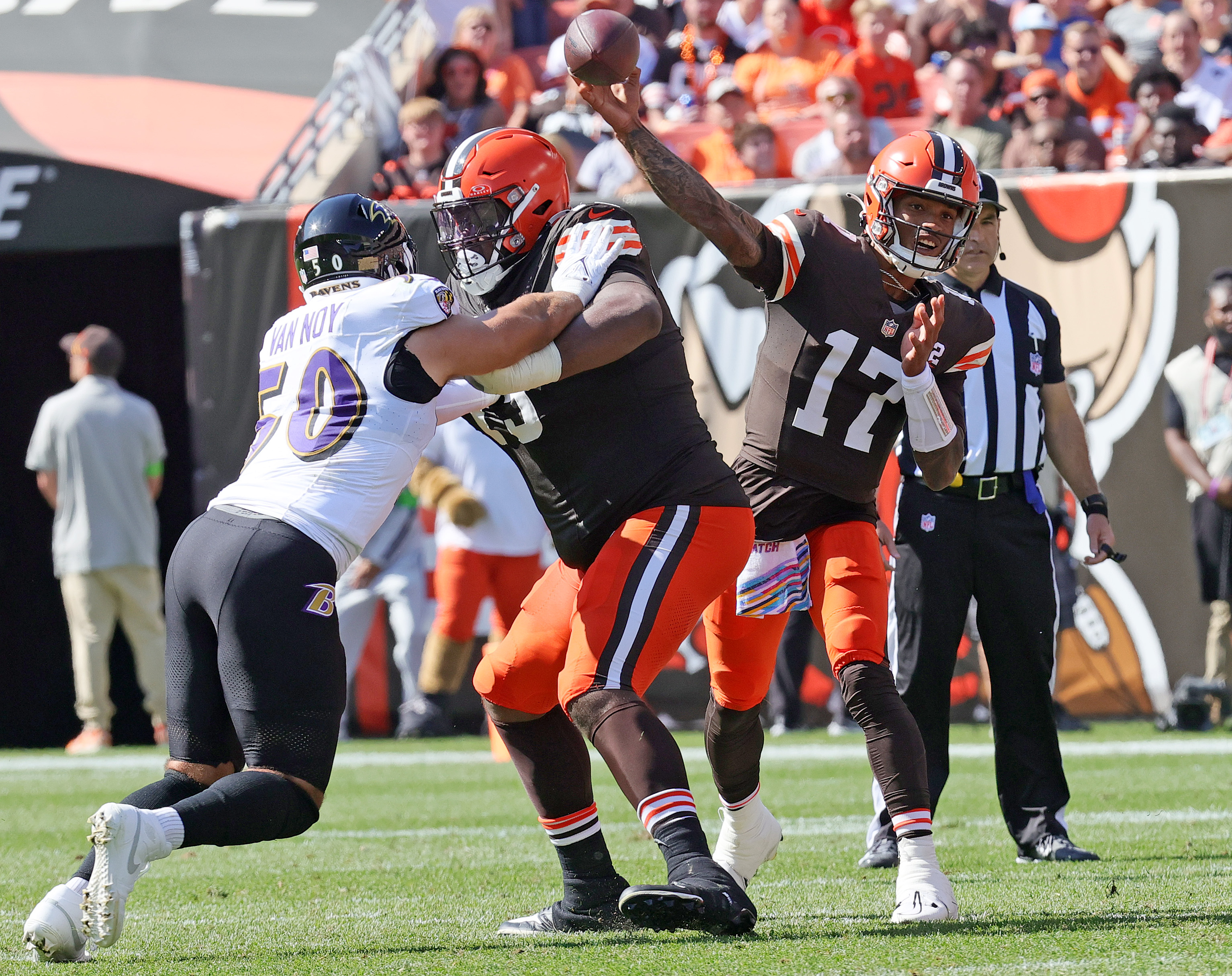 Cleveland Browns defense vs. Baltimore Ravens, October 1, 2023 - cleveland .com