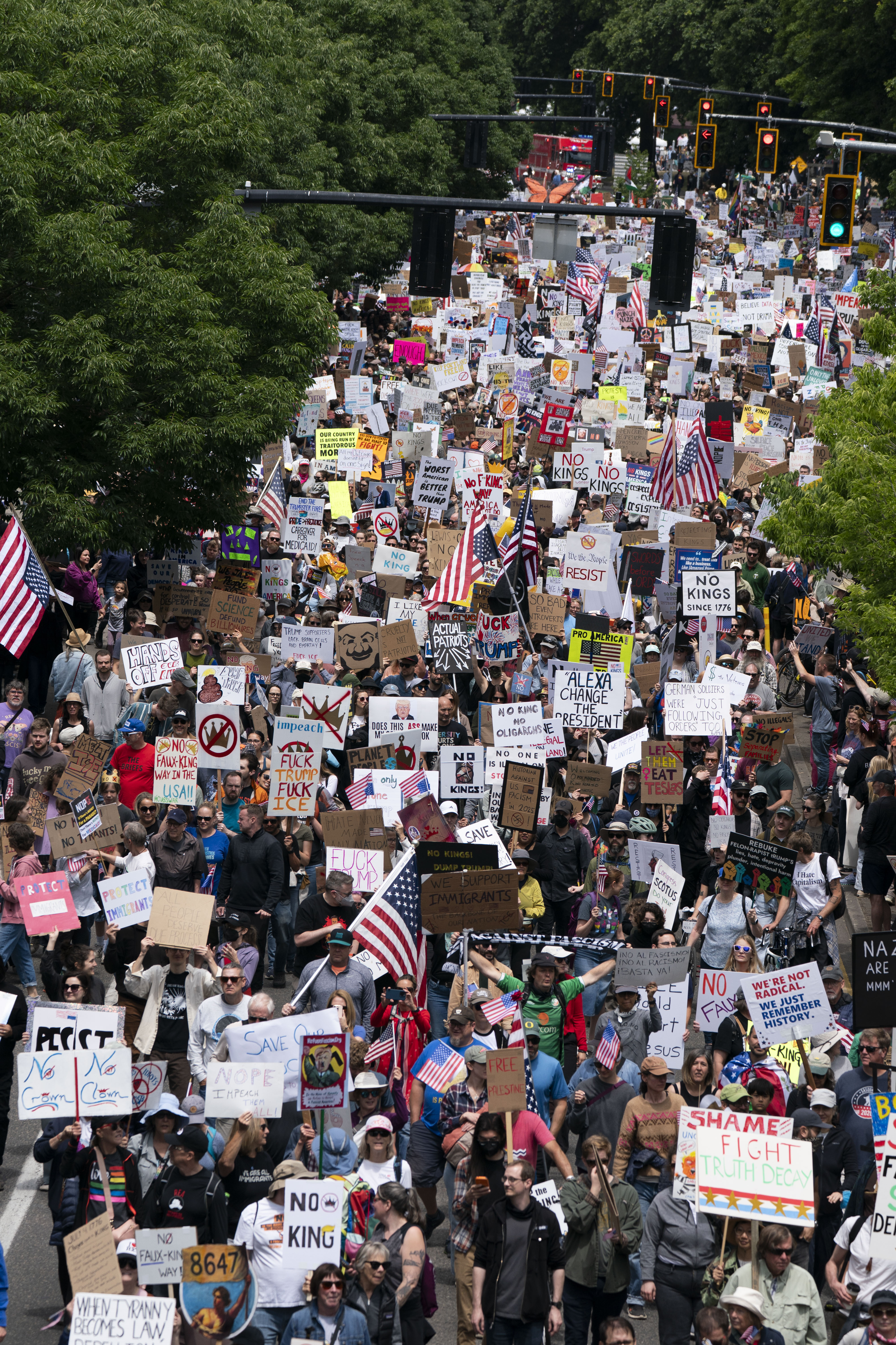 No Kings Protest Portland - oregonlive.com