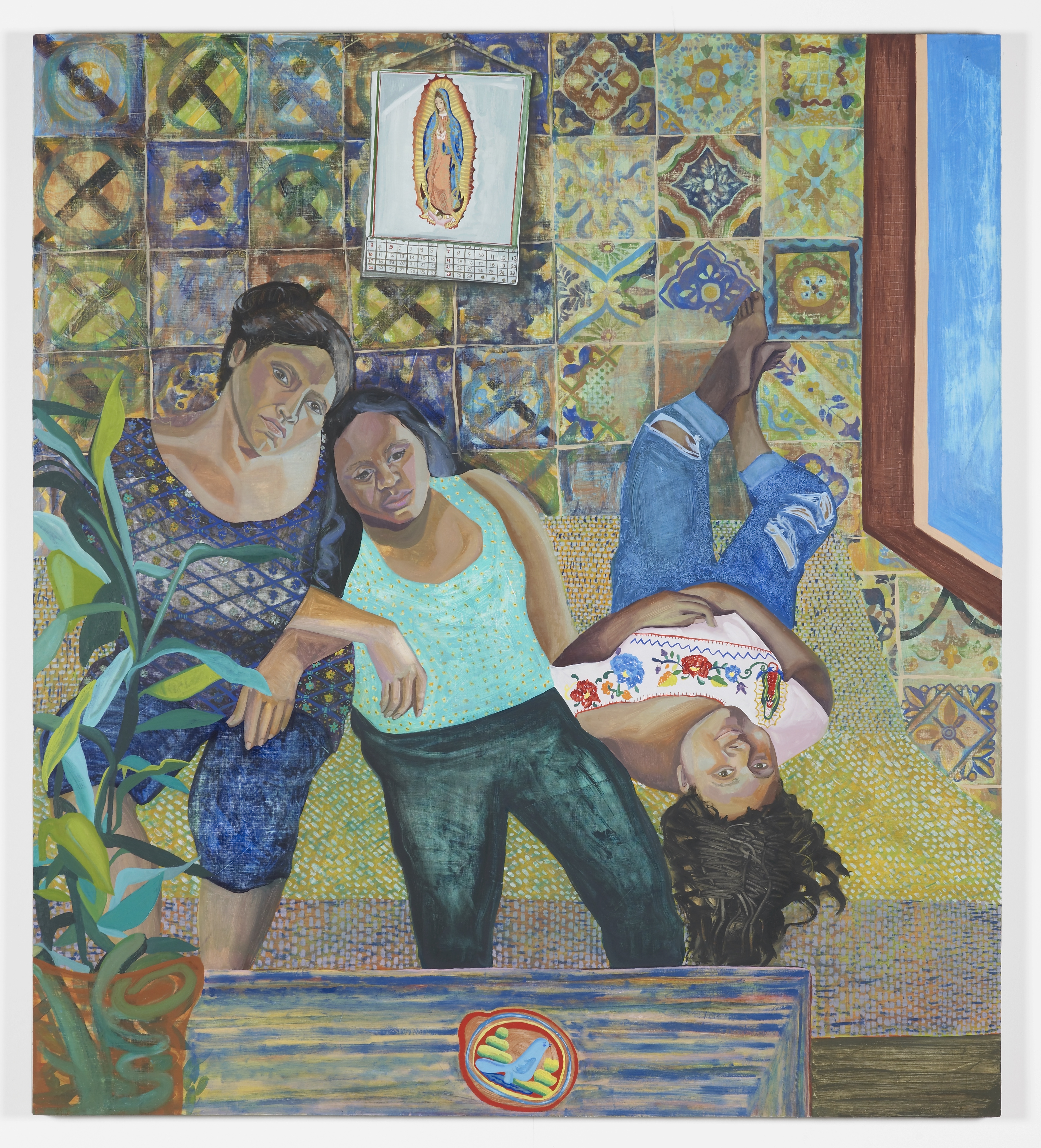 "Las Talaveritas," 2015, by Aliza Nisenbaum, will be part of the upcoming exhibition at the Cleveland Museum of Art entitled, "Picturing Motherhood Now.''
. Valeria and Gregorio Napoleone Collection. © Aliza Nisenbaum. Photo courtesy the Artist and Anton Kern Gallery, New York.