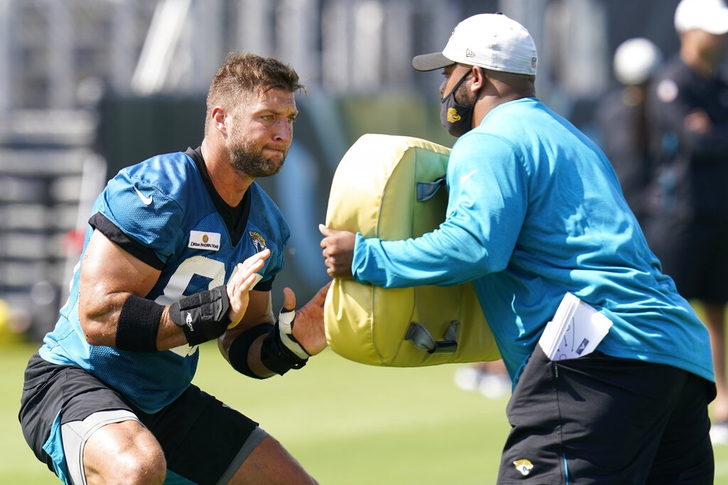 Jaguars' Tim Tebow is in 'uncharted waters'