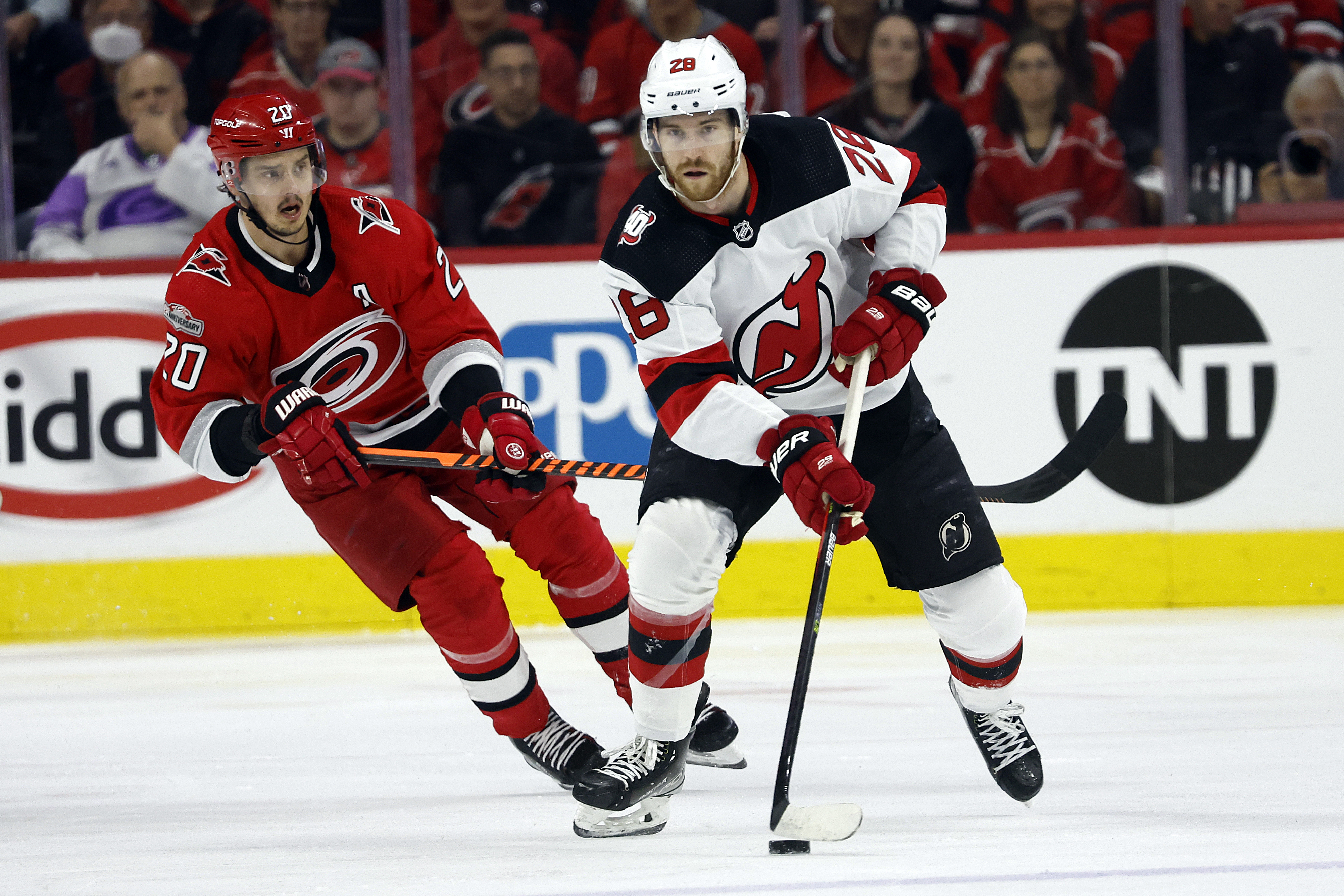 Hurricanes beat Devils 6-1, take 2-0 series lead heading back to