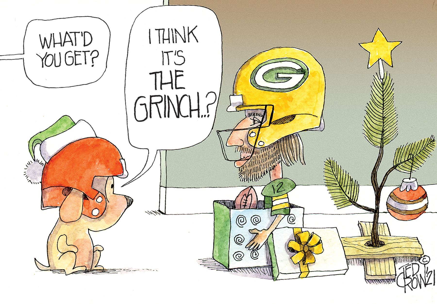 Cleveland Browns visit Aaron Rodgers on Christmas Day: Crowquill