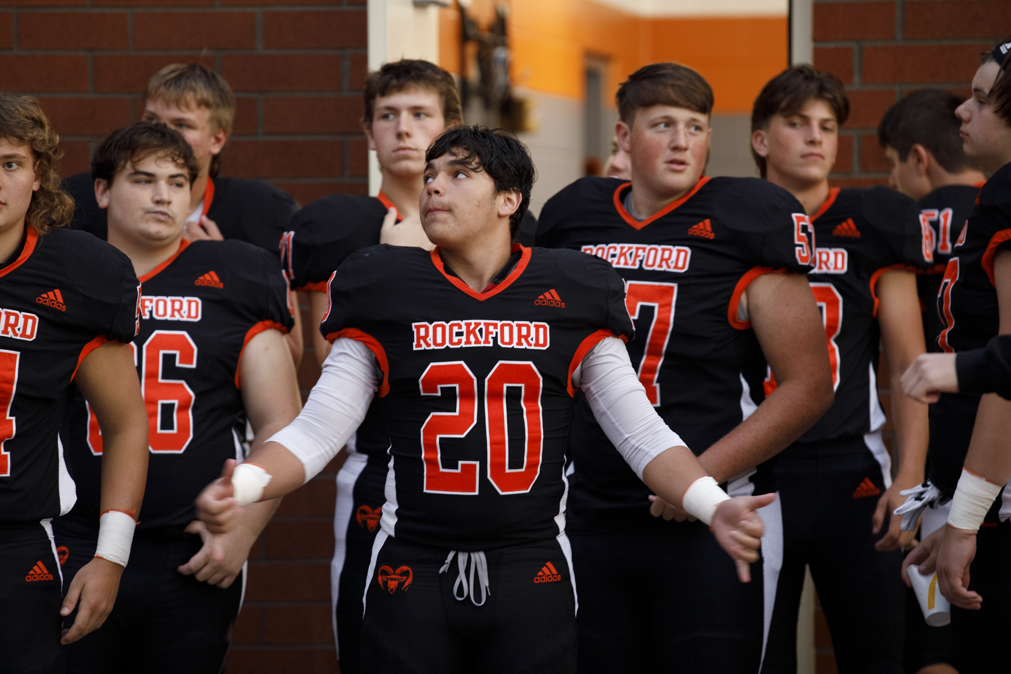 Caledonia at Rockford football