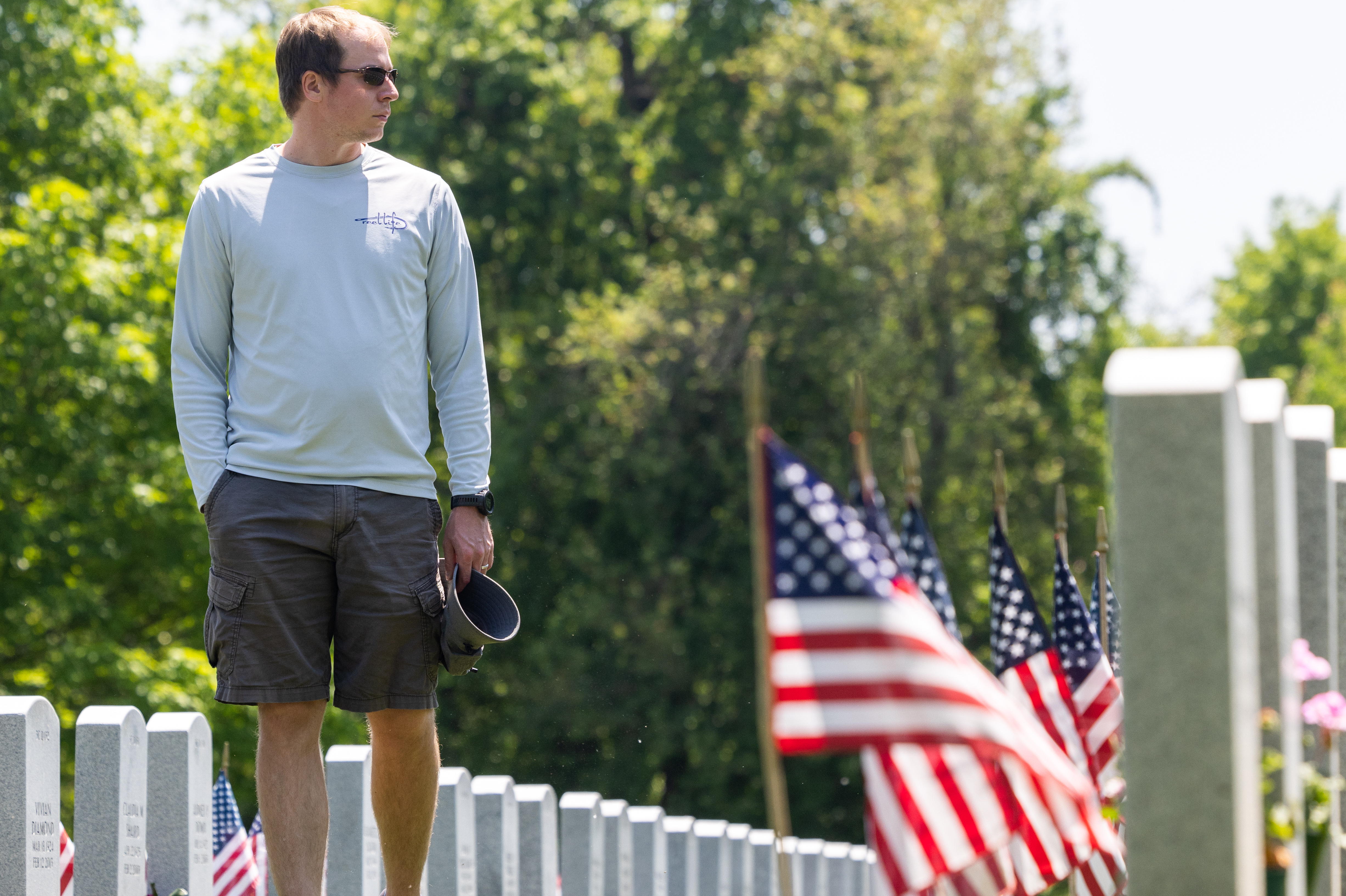 Memorial Day ceremony at the Massachusetts Veterans' Memorial Cemetery ...