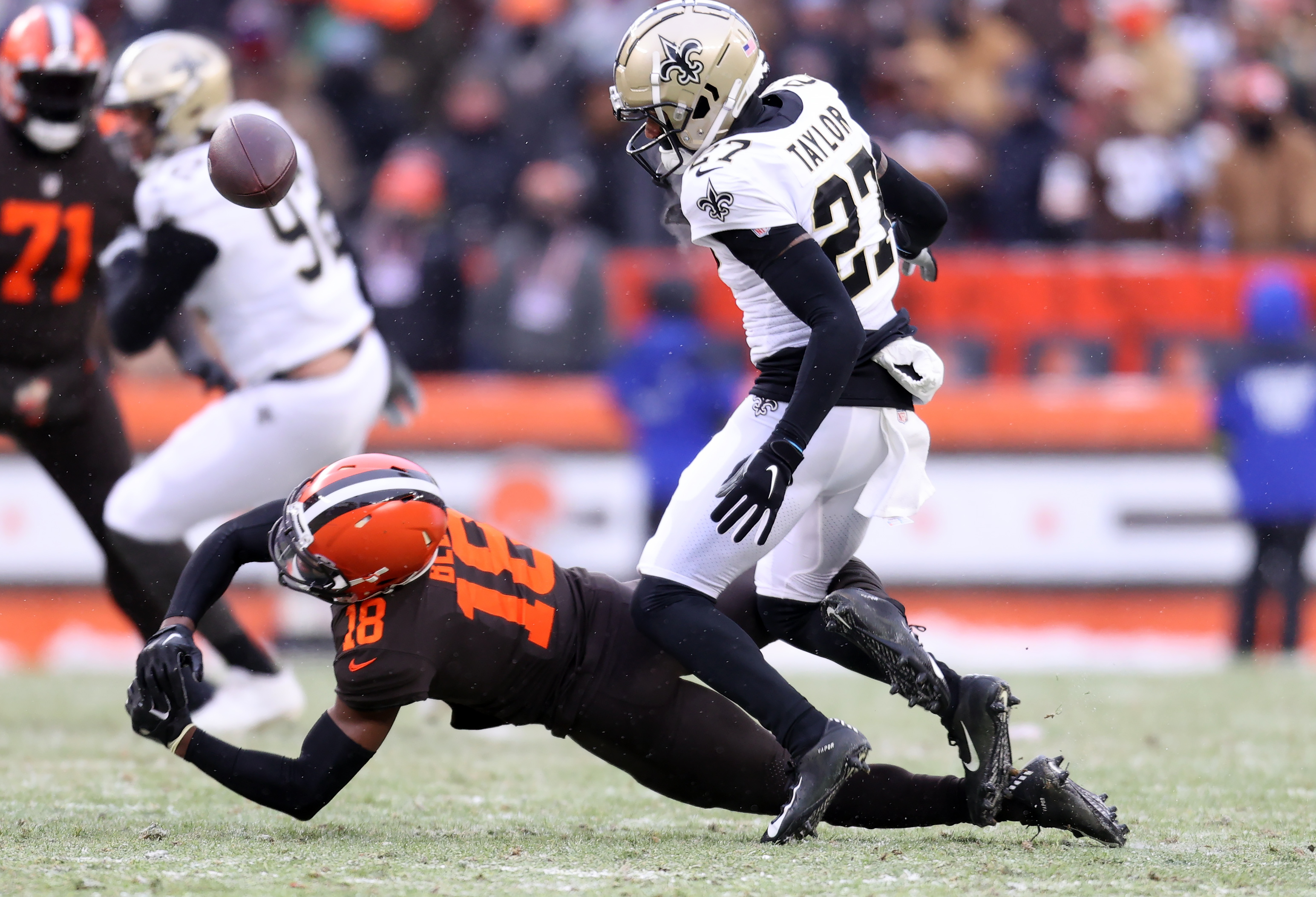 New Orleans Saints at Cleveland Browns on December 24, 2022