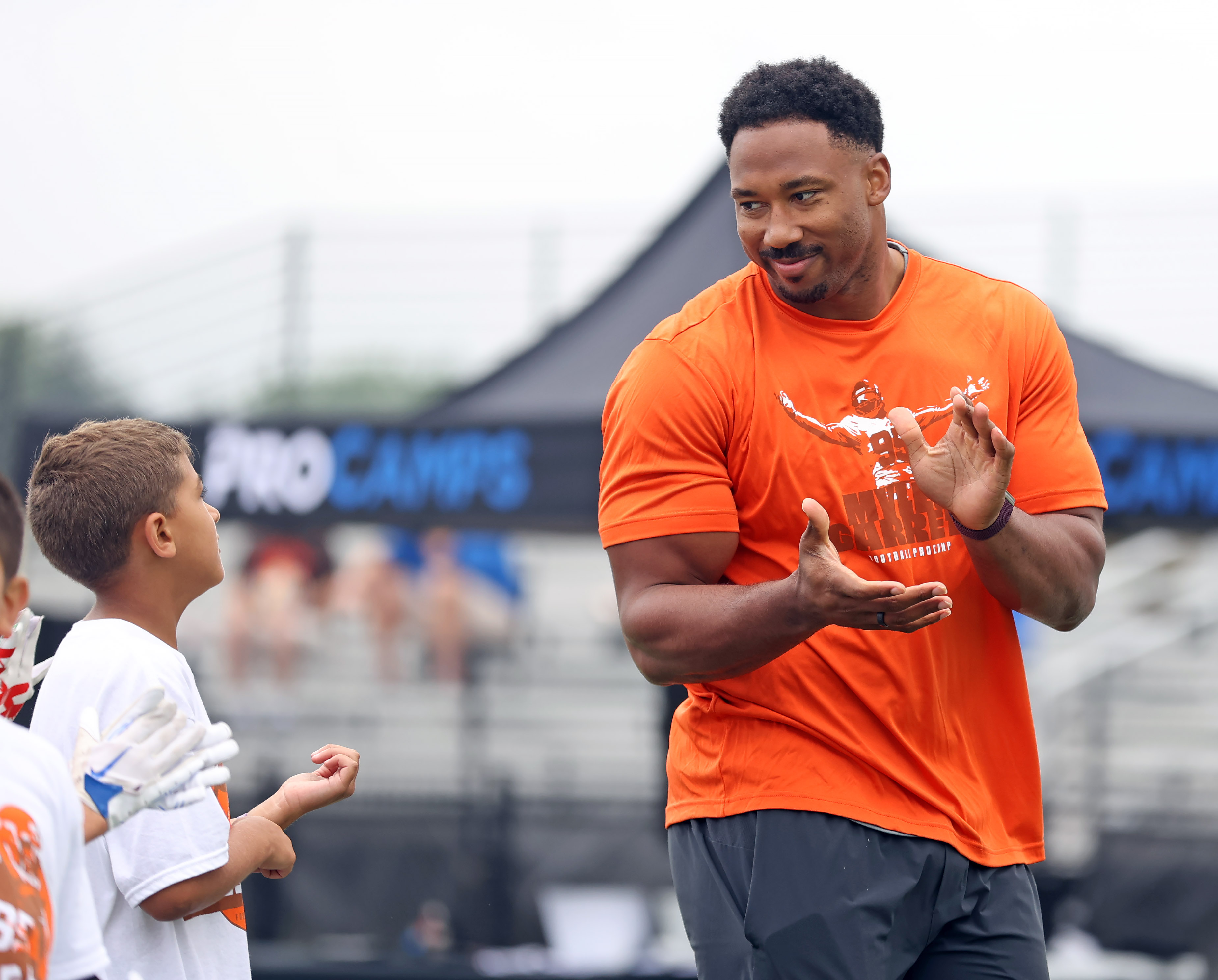 PHOTOS: Myles Garrett Youth Football Camp, June 27, 2023 – News-Herald