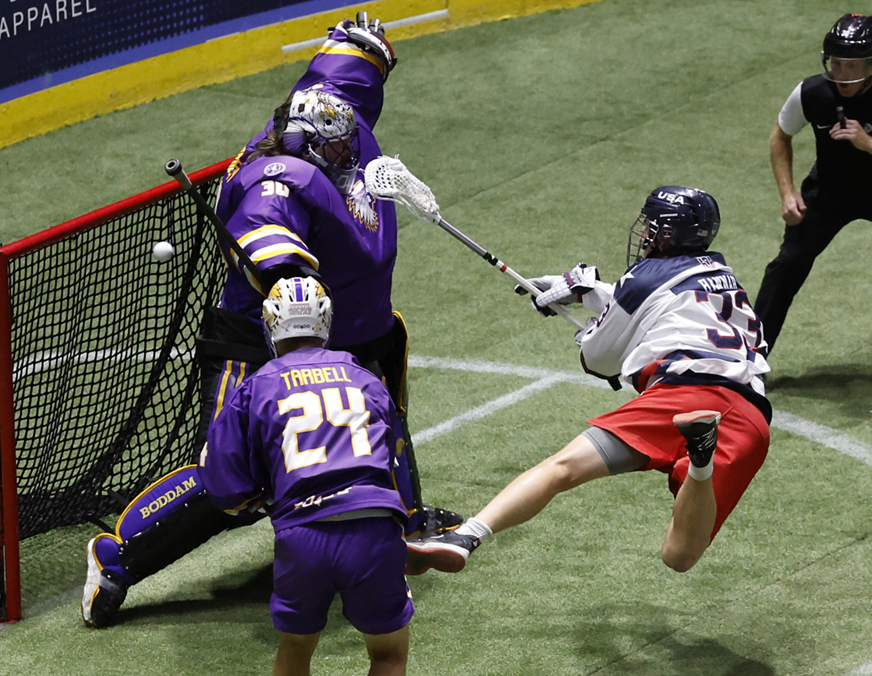 World Lacrosse Box championship Semifinal: Team USA vs. Haudenosaunee ...