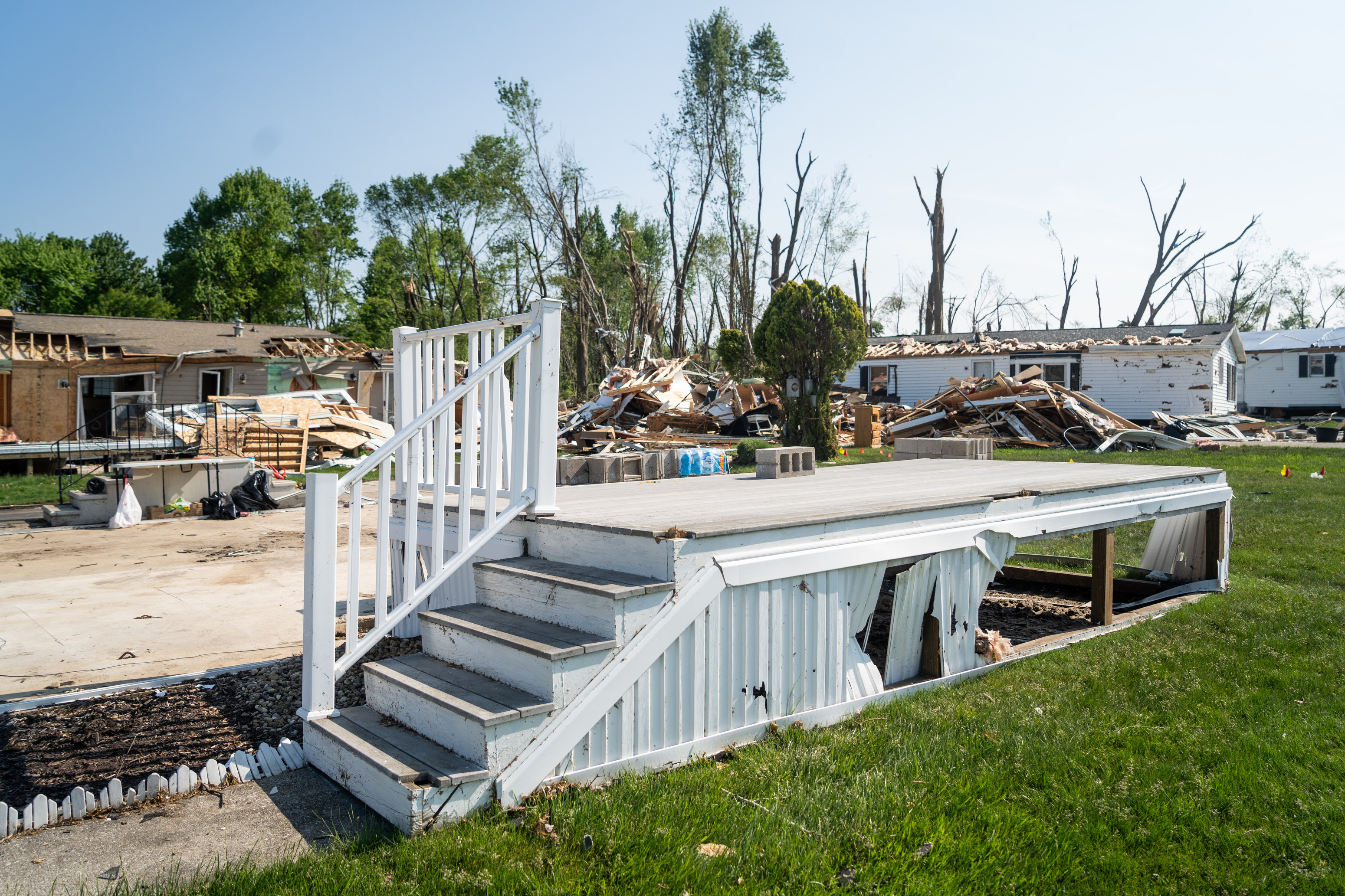 FEMA, MSP begin joint preliminary damage assessment on tornado damage ...