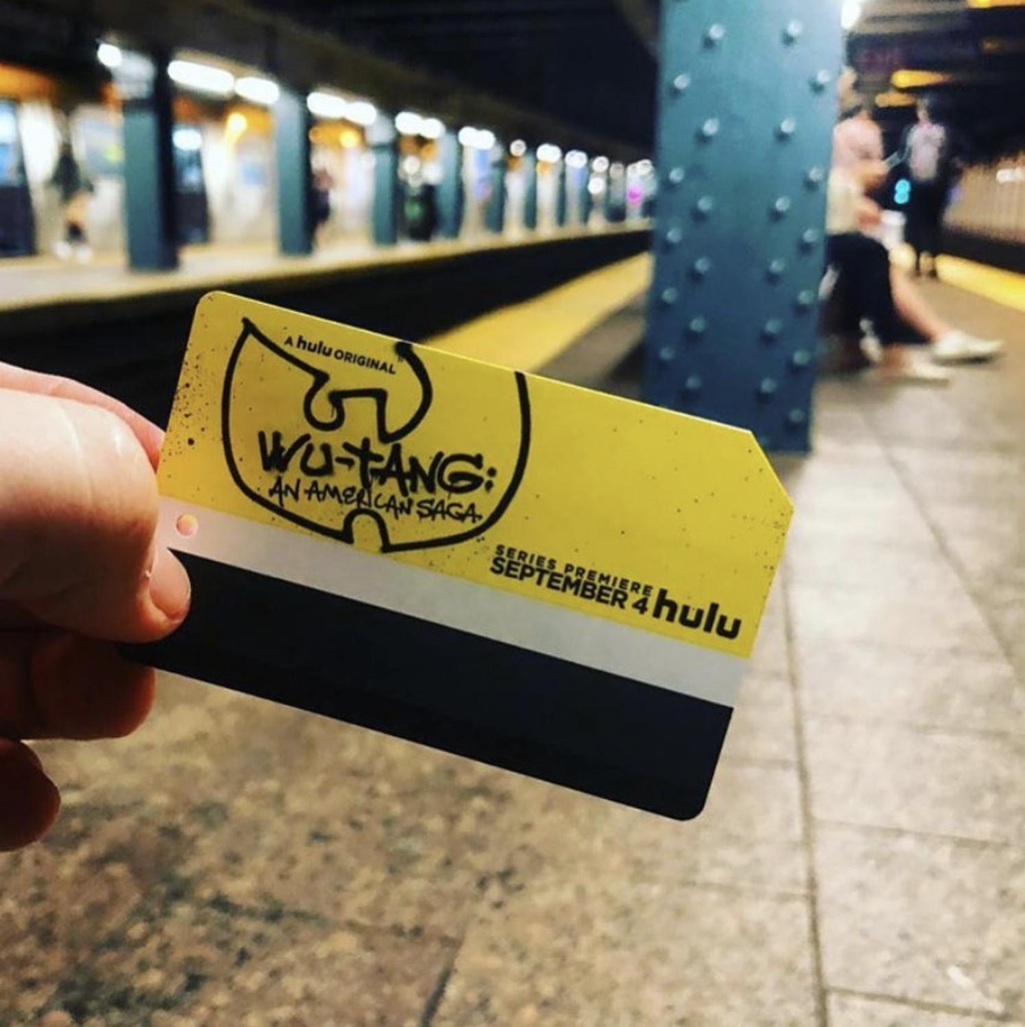 Wu-Tang Clan promotes Hulu series with MTA metro cards, available