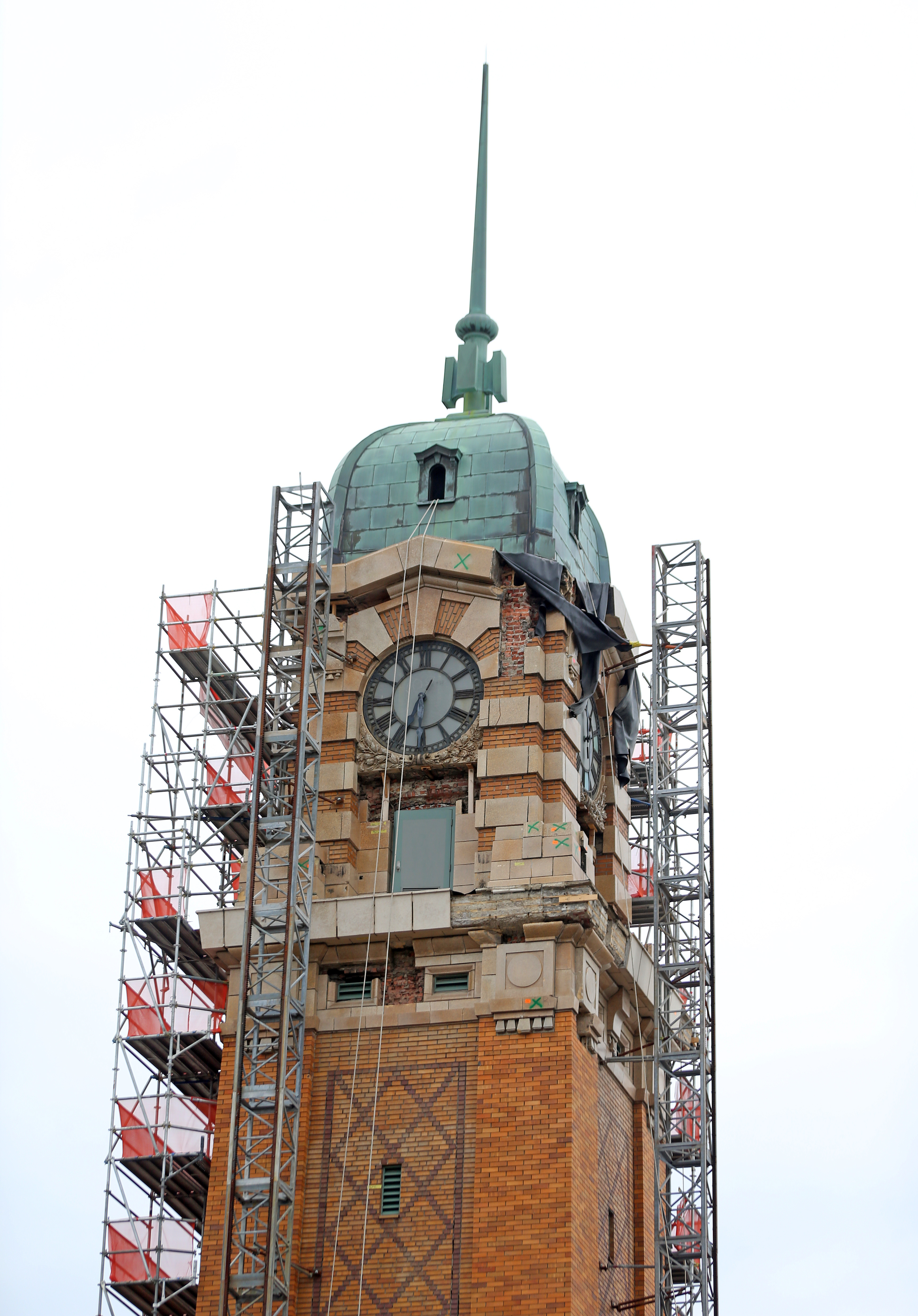 West Side Market clock tower gets repaired, May 26, 2022