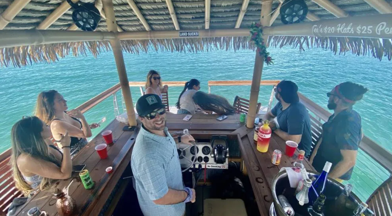 A floating tiki bar is coming to the Jersey Shore this spring