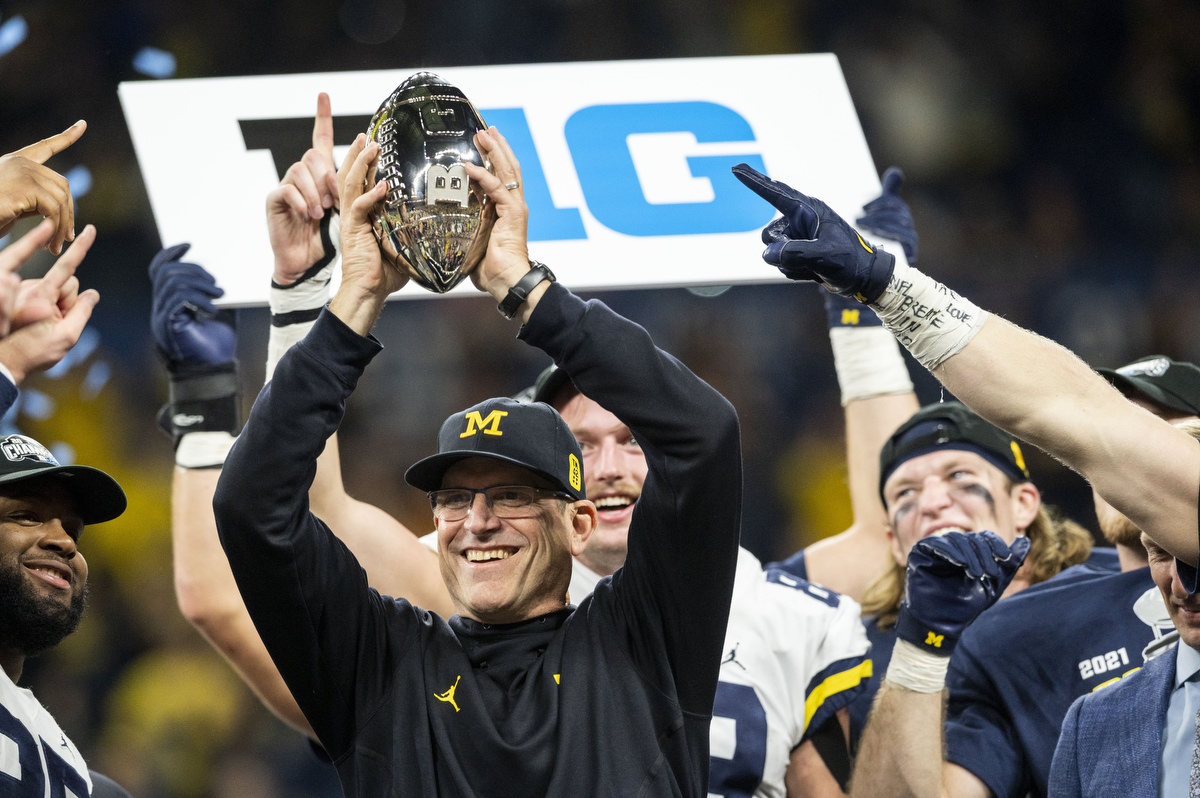 Jim Harbaugh becomes first Michigan coach to win AP college football Coach  of the Year 