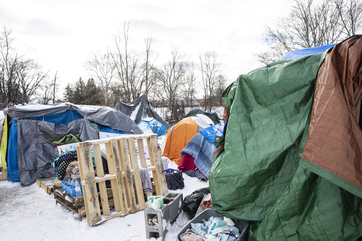 Mills Street Homeless Encampment In Kalamazoo - Mlive.com