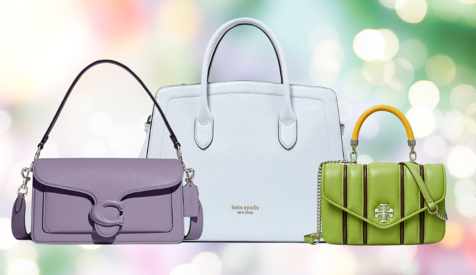 Chic purses, handbags on sale from Coach Outlet, Kate Spade, Tory Burch for  spring & summer 2023 