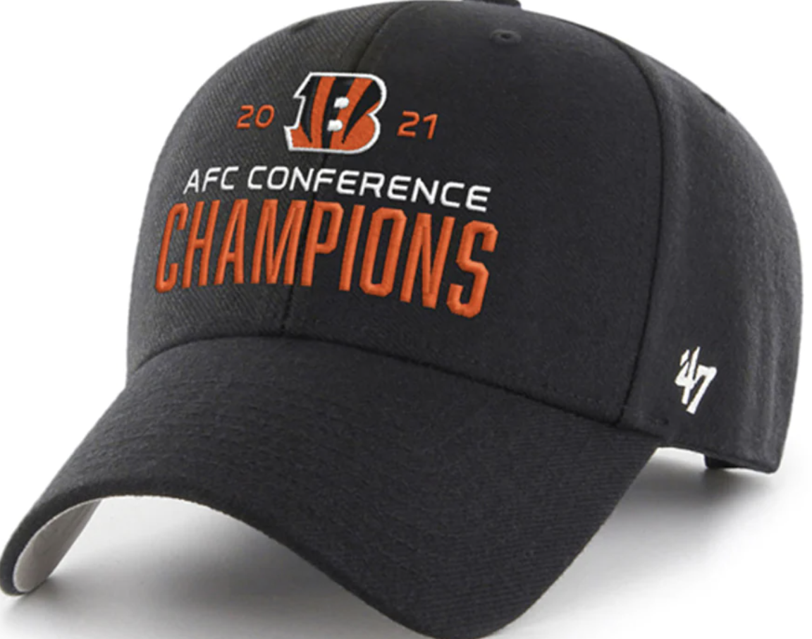 Youth Nike Black Cincinnati Bengals 2022 AFC North Division Champions Locker Room Trophy Collection T-Shirt Size: Extra Large