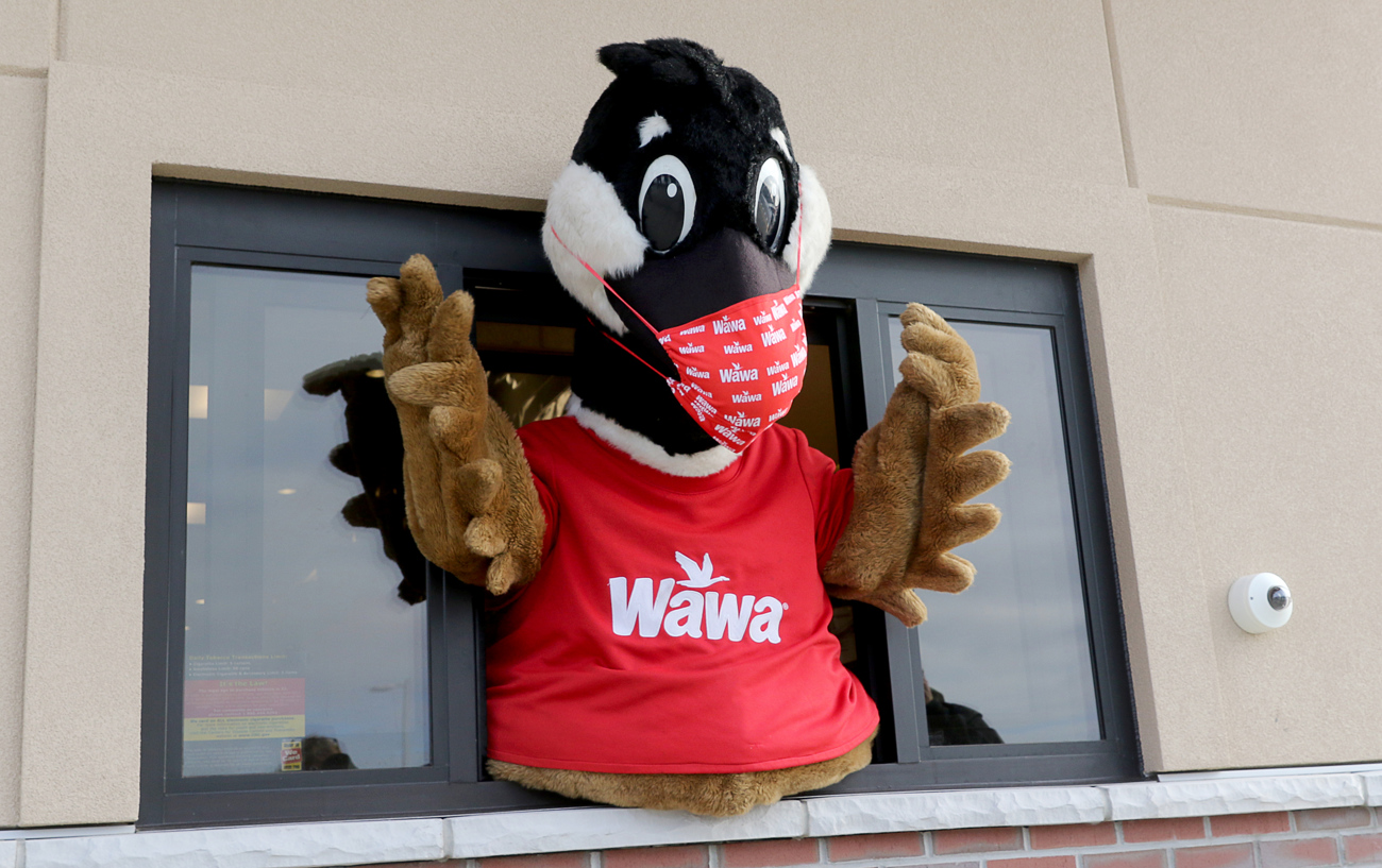 Grand opening of the first ever Wawa drivethru, Dec. 18, 2020