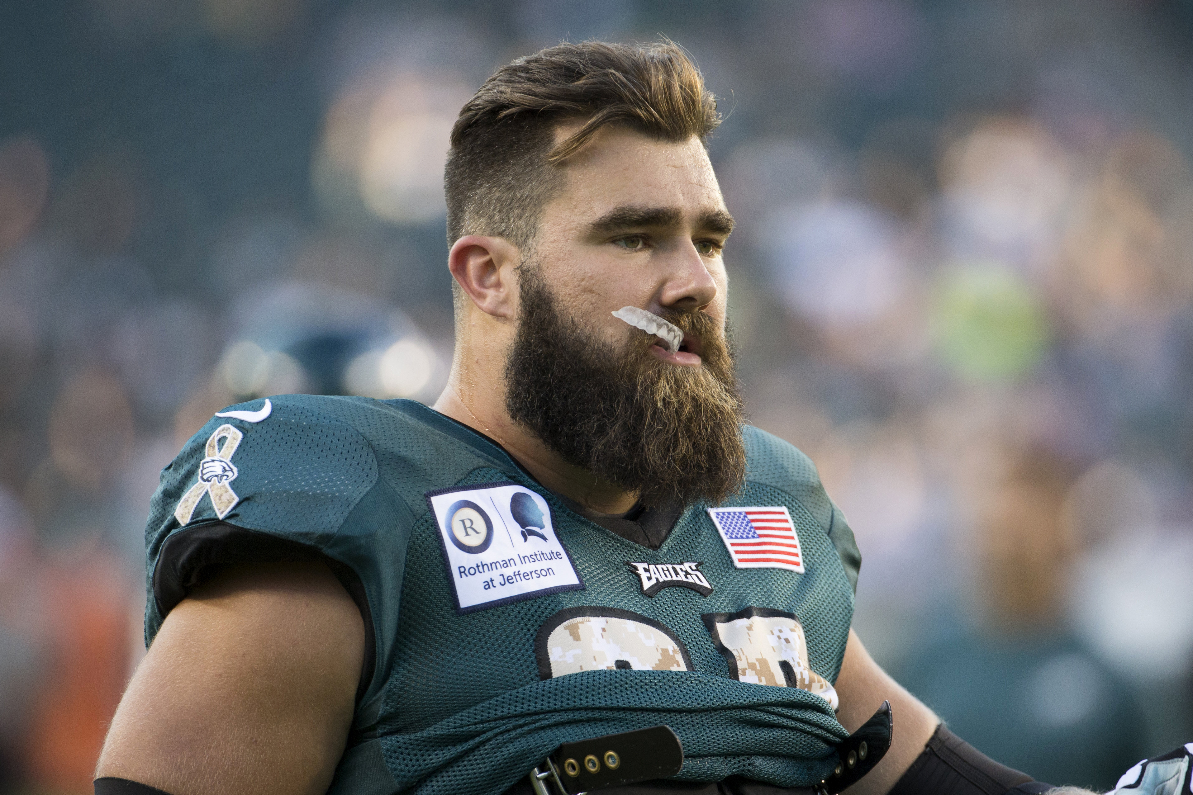 Eagles center Jason Kelce and his pregnant wife are bringing her OB-GYN to  the Super Bowl