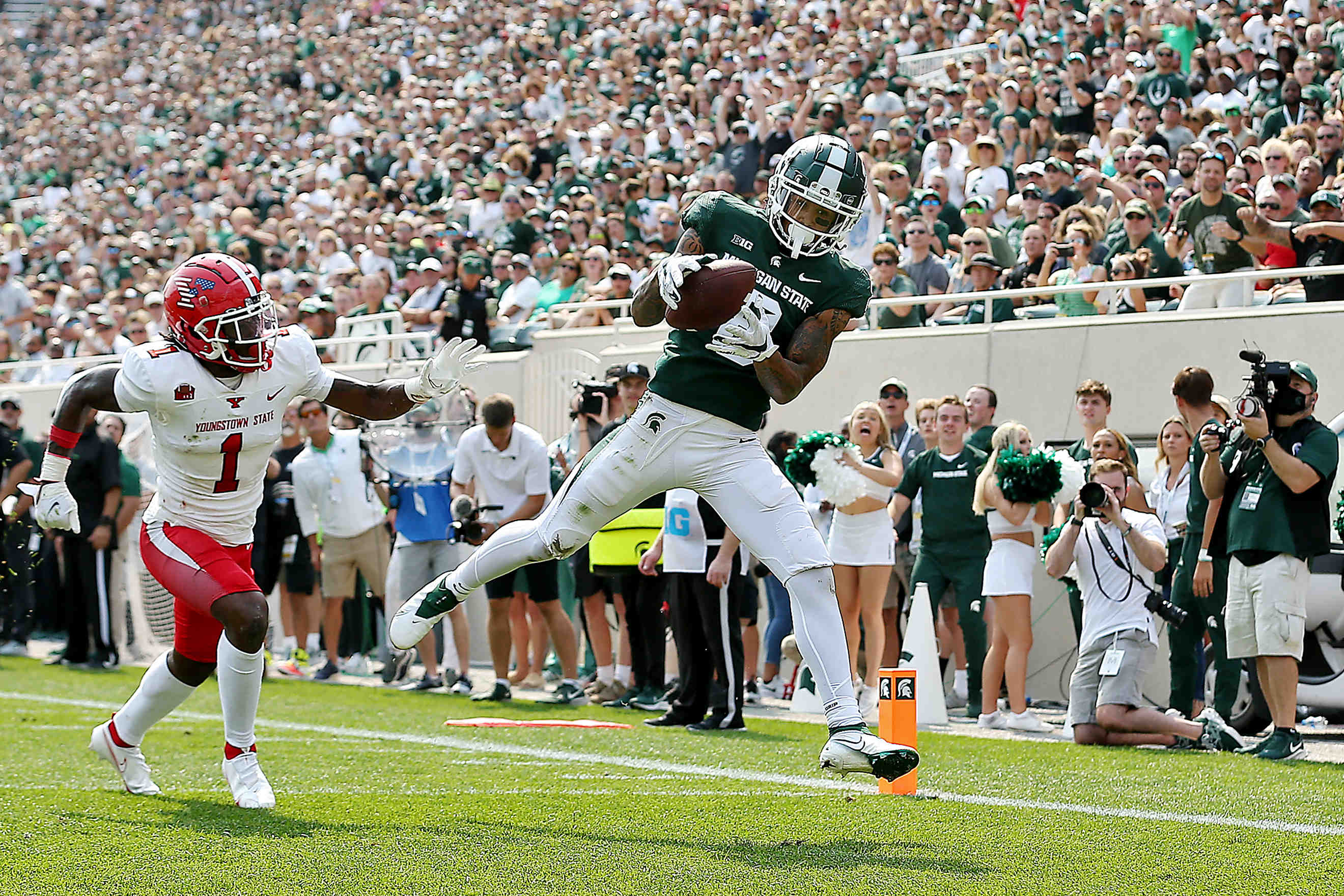 NFL Combine: Michigan State's Connor Heyward, Jalen Nailor and