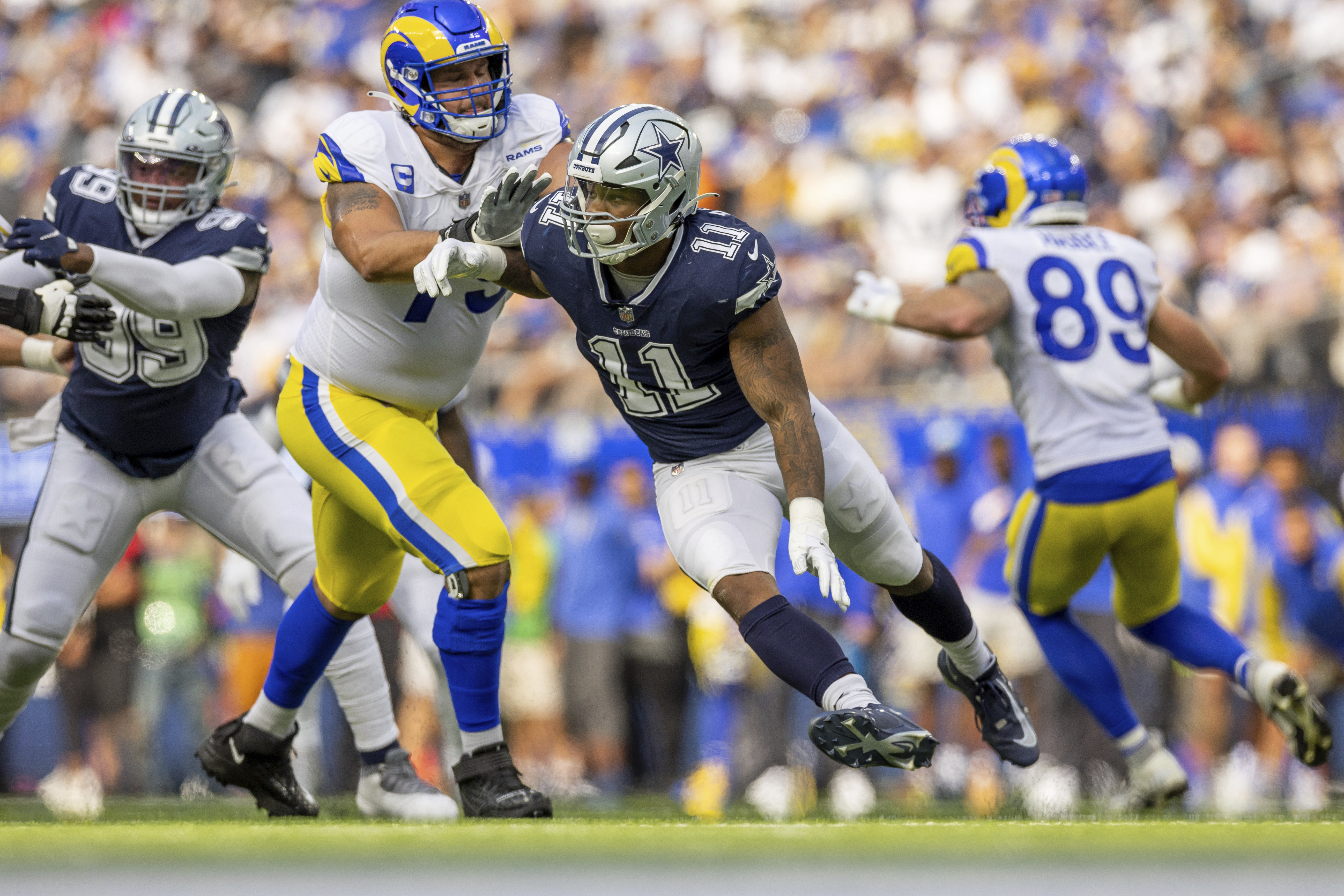 Dallas Cowboys Micah Parsons has been working with legendary former NFL  offensive tackle 
