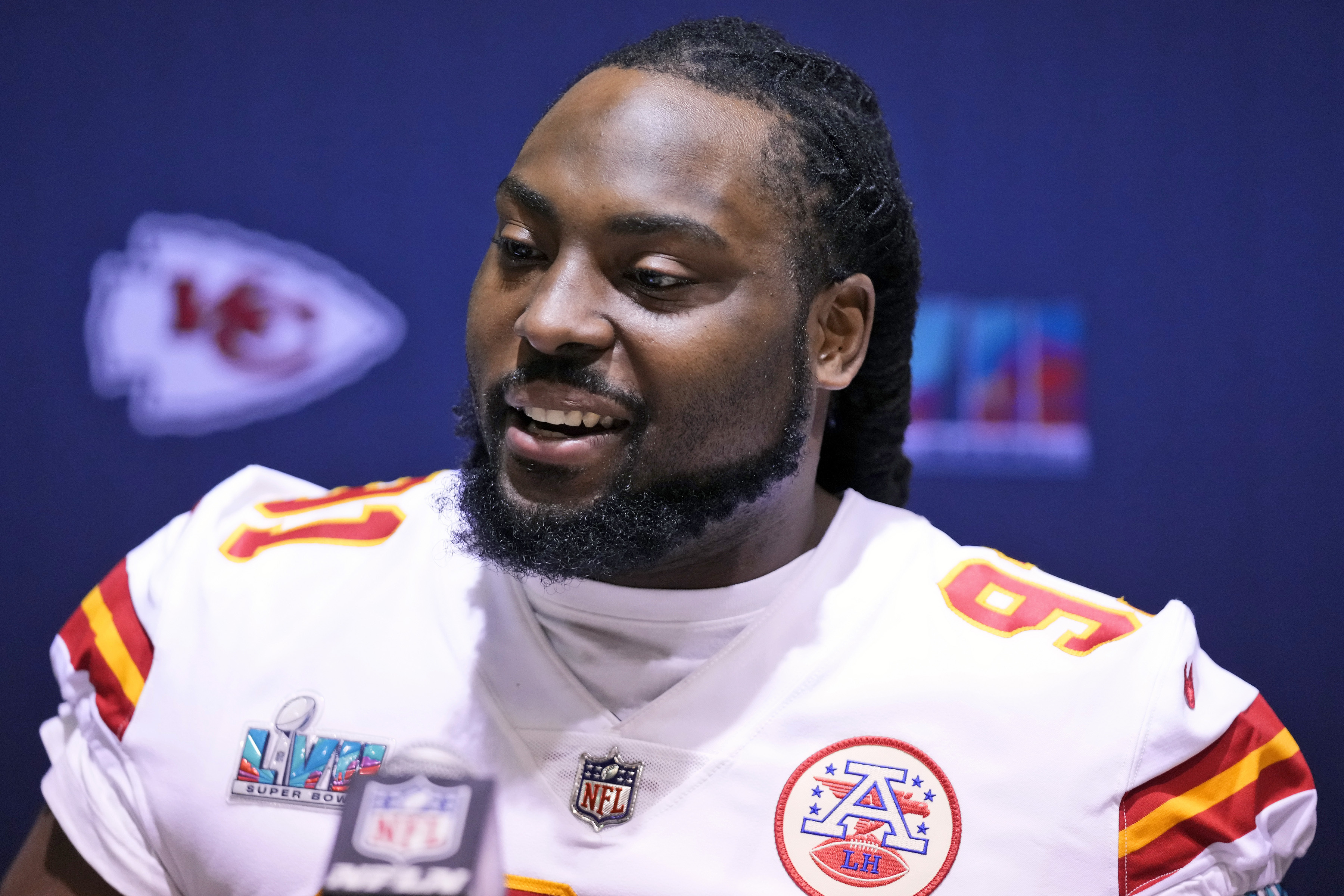 Kansas City Chiefs defensive tackle Derrick Nnadi during a