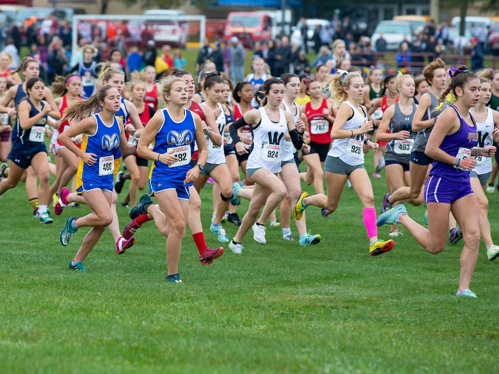 2021 PIAA District 3 girls cross country championships