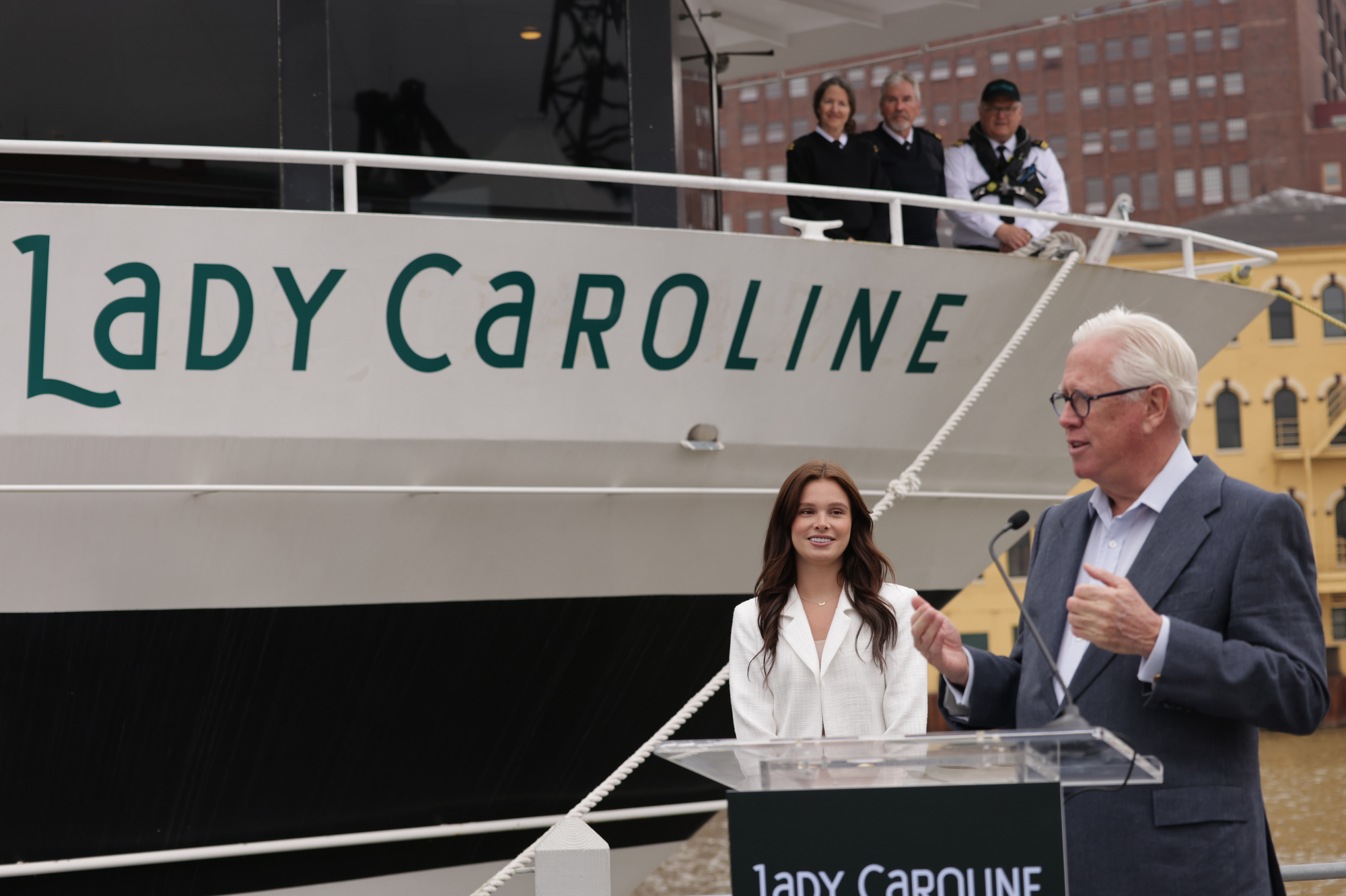 Lady Caroline christened