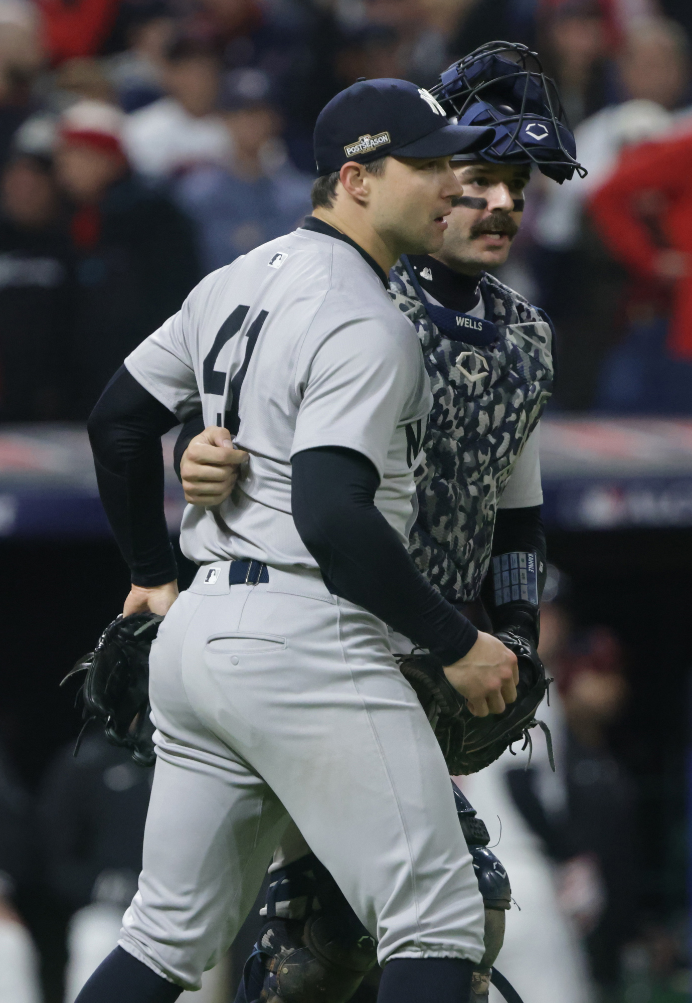 Cleveland Guardians vs. New York Yankees in game 4 of the ALCS