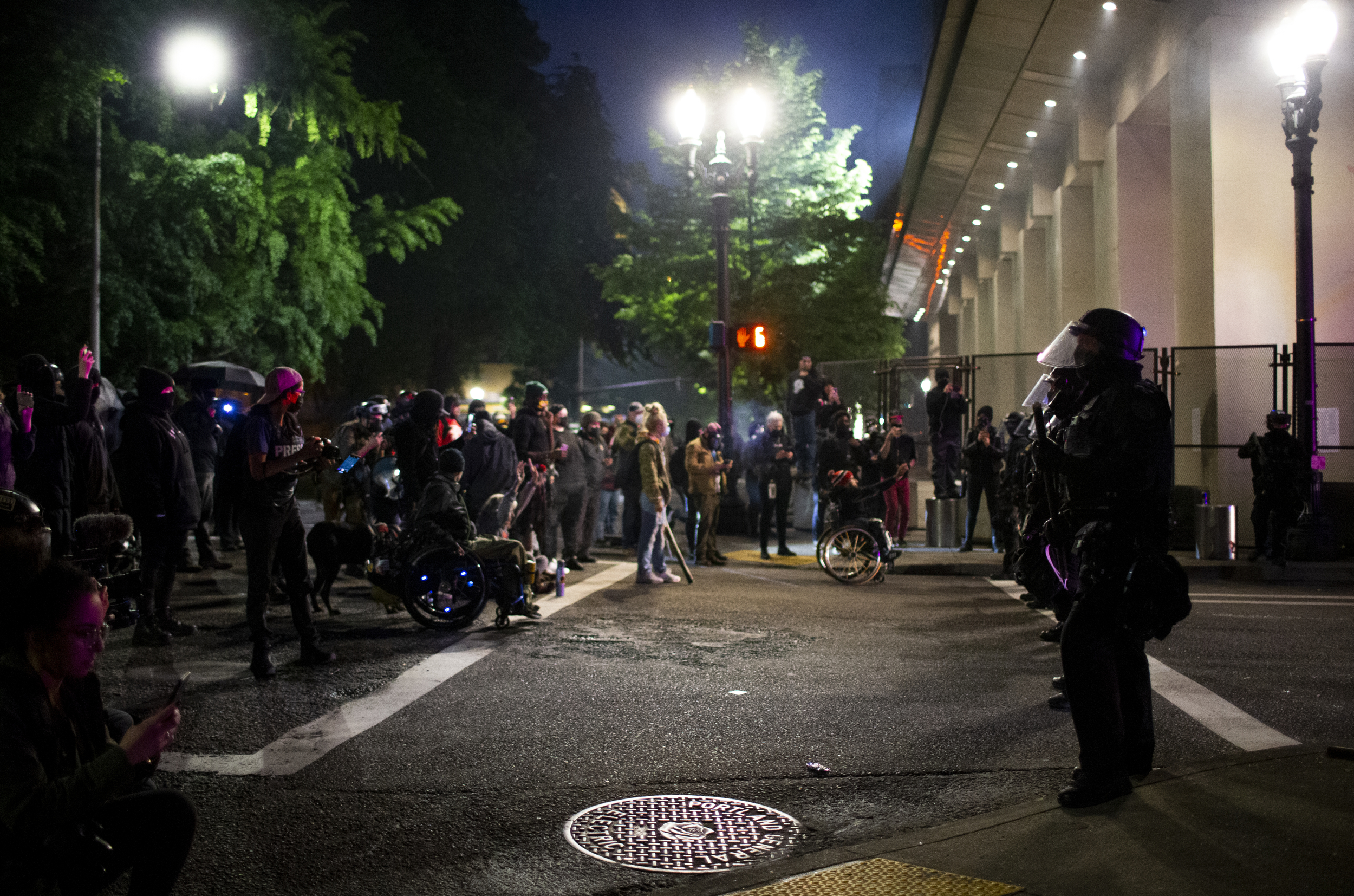 Portland police declare riot on anniversary of George Floyd’s murder ...