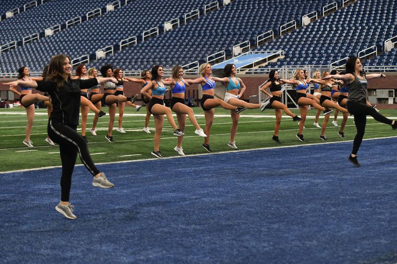 Local cheerleaders fired up for Lions tryout