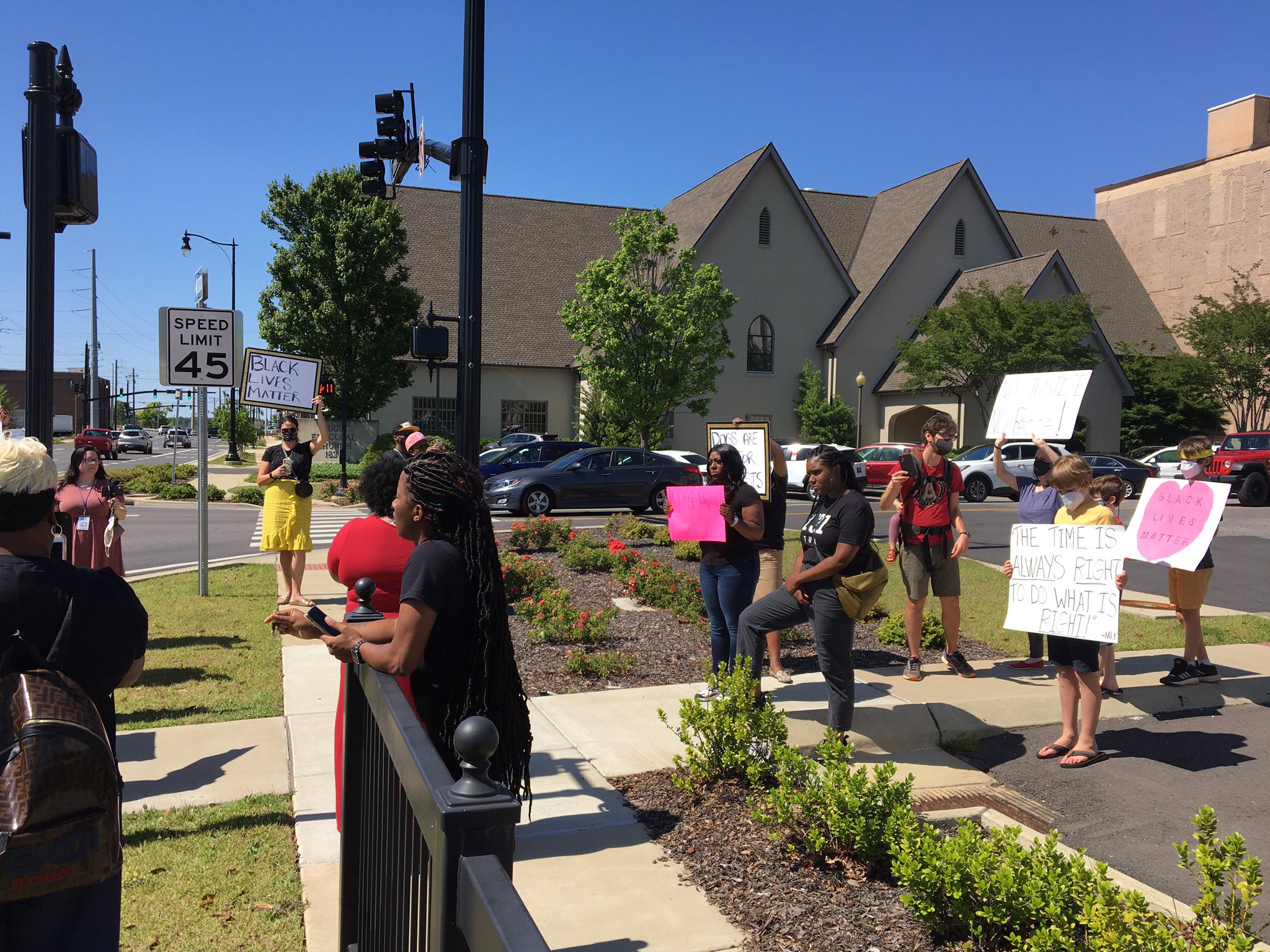 Protest At Tuscaloosa County Sheriff's Office: May 7, 2021 - Al.com