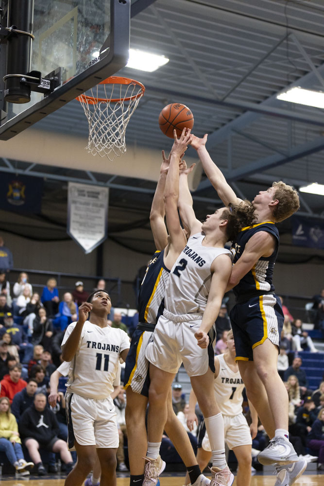See photos as East Jackson defeats Grass Lake in a boys basketball game