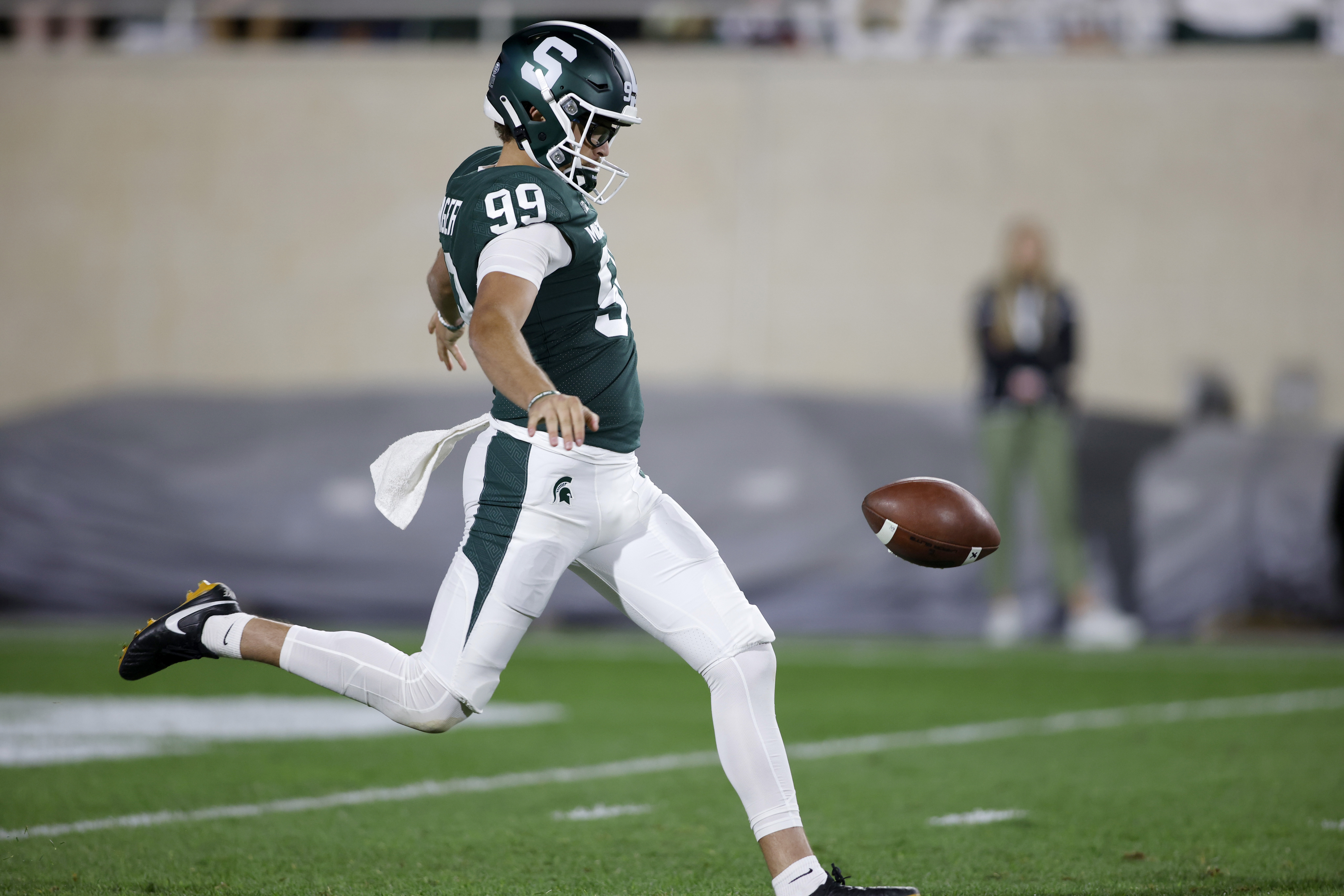 Michigan State's Bryce Baringer fulfills 'lifelong dream' being drafted by  Patriots - mlive.com