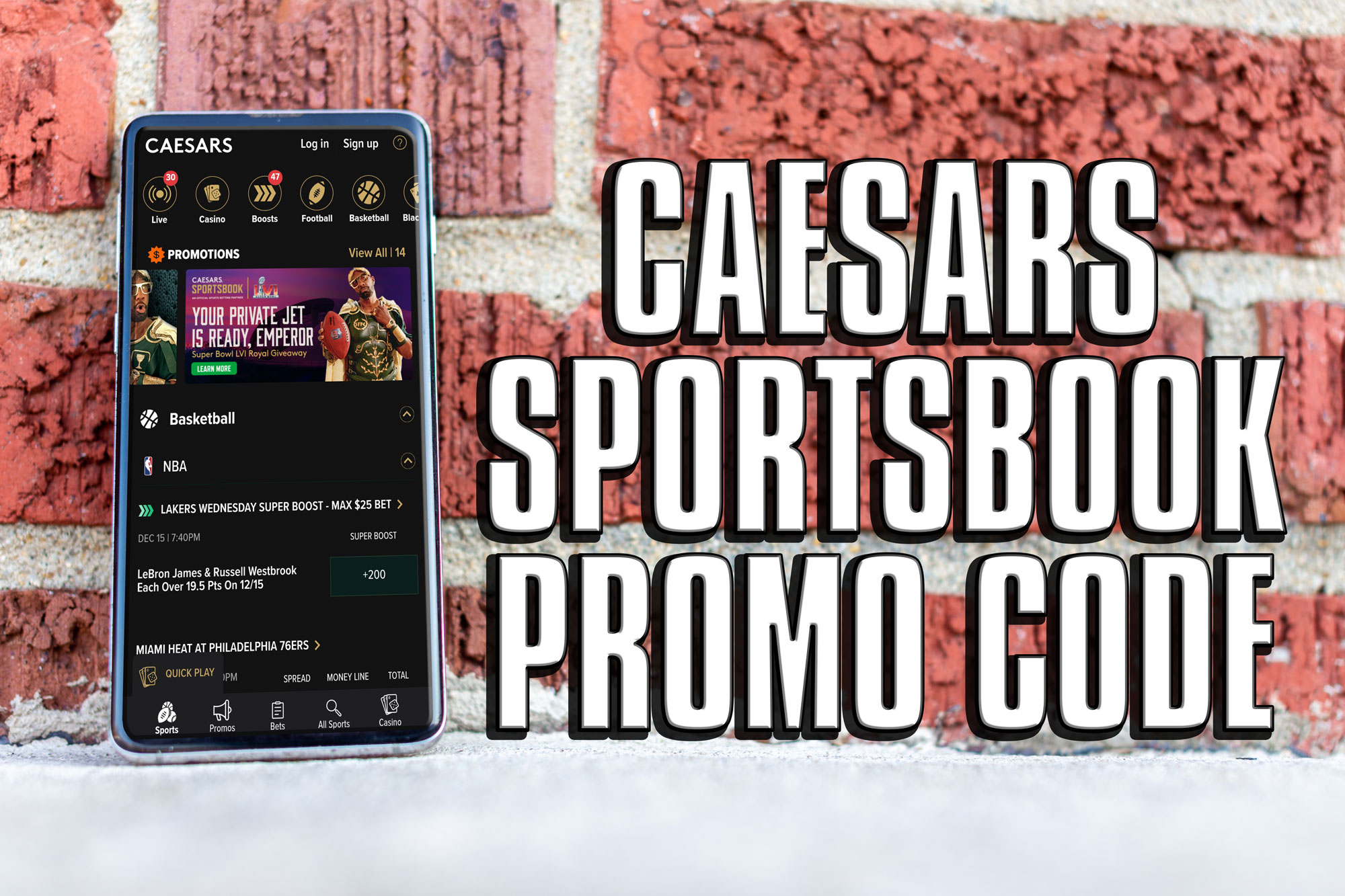 Caesars promo code: Get $1,250 first-bet insurance on NFL, NBA