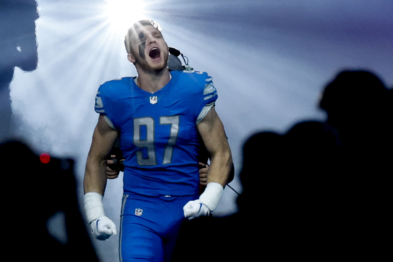 Detroit Lions notes: Aidan Hutchinson played sick vs. New York Jets