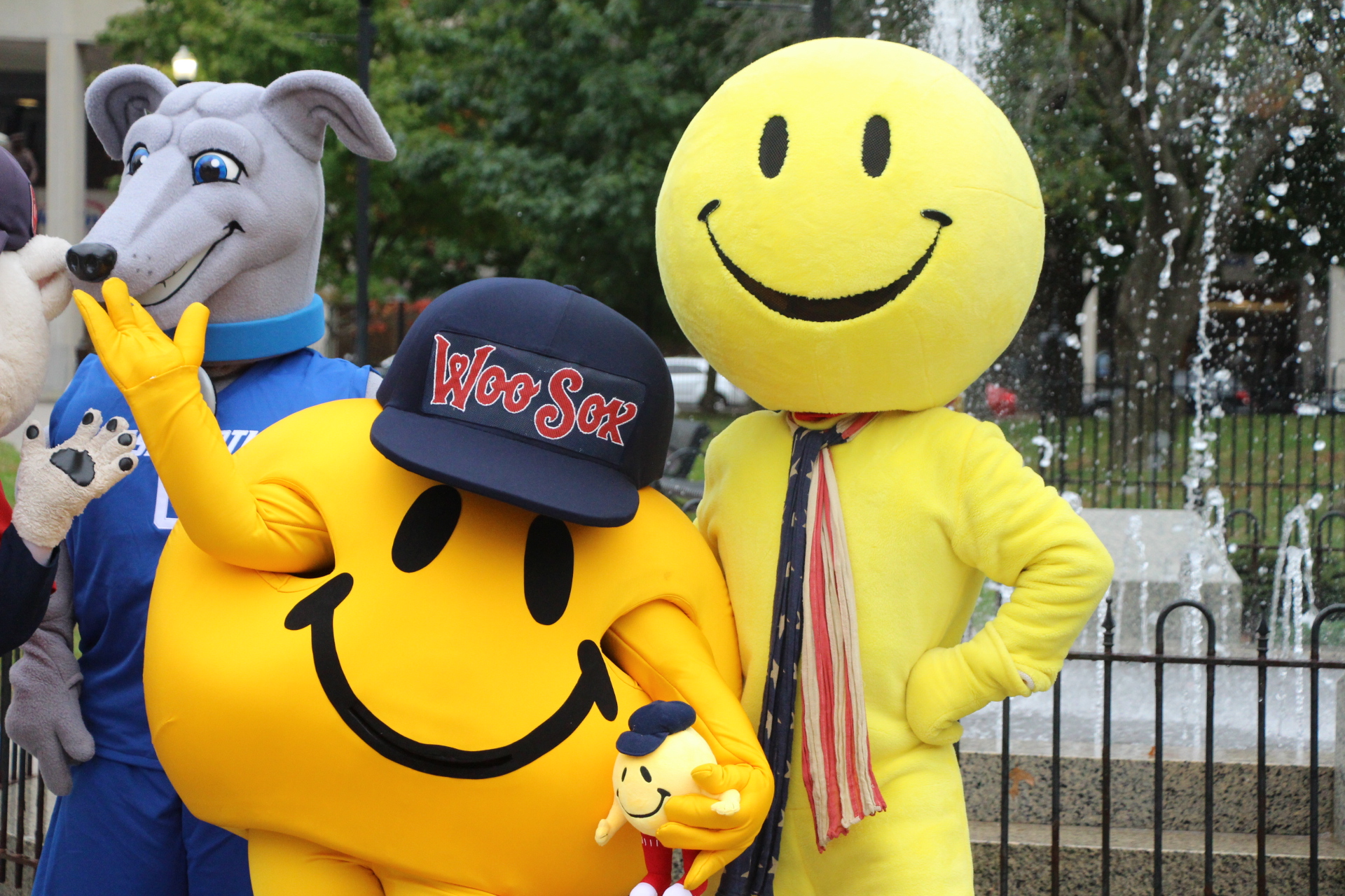 Worcester Red Sox Unveil Their Mascot: Smiley Ball - CBS Boston