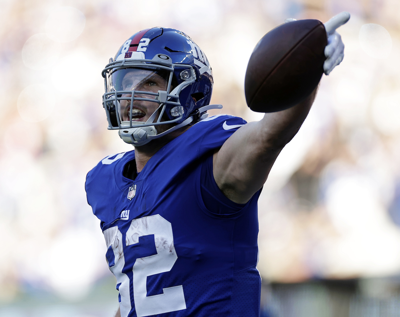 Giants' Daniel Bellinger on road to recovery from eye injury