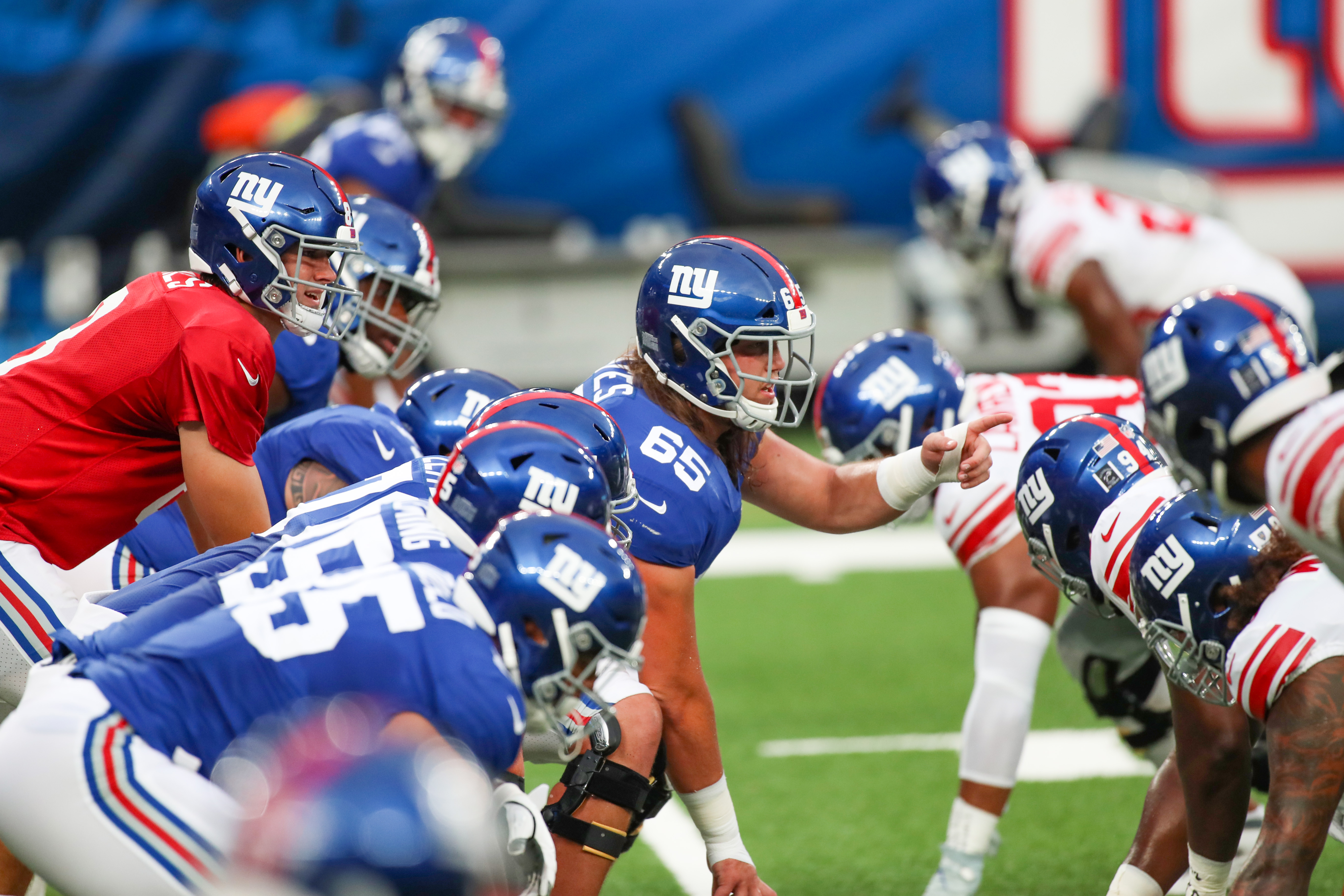 New York Giants fire offensive line coach after he allegedly