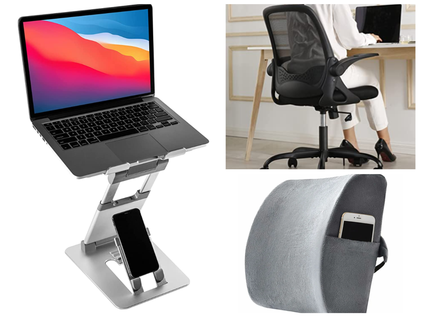 Mount-it! Ergonomic Footrest For Office Or Home