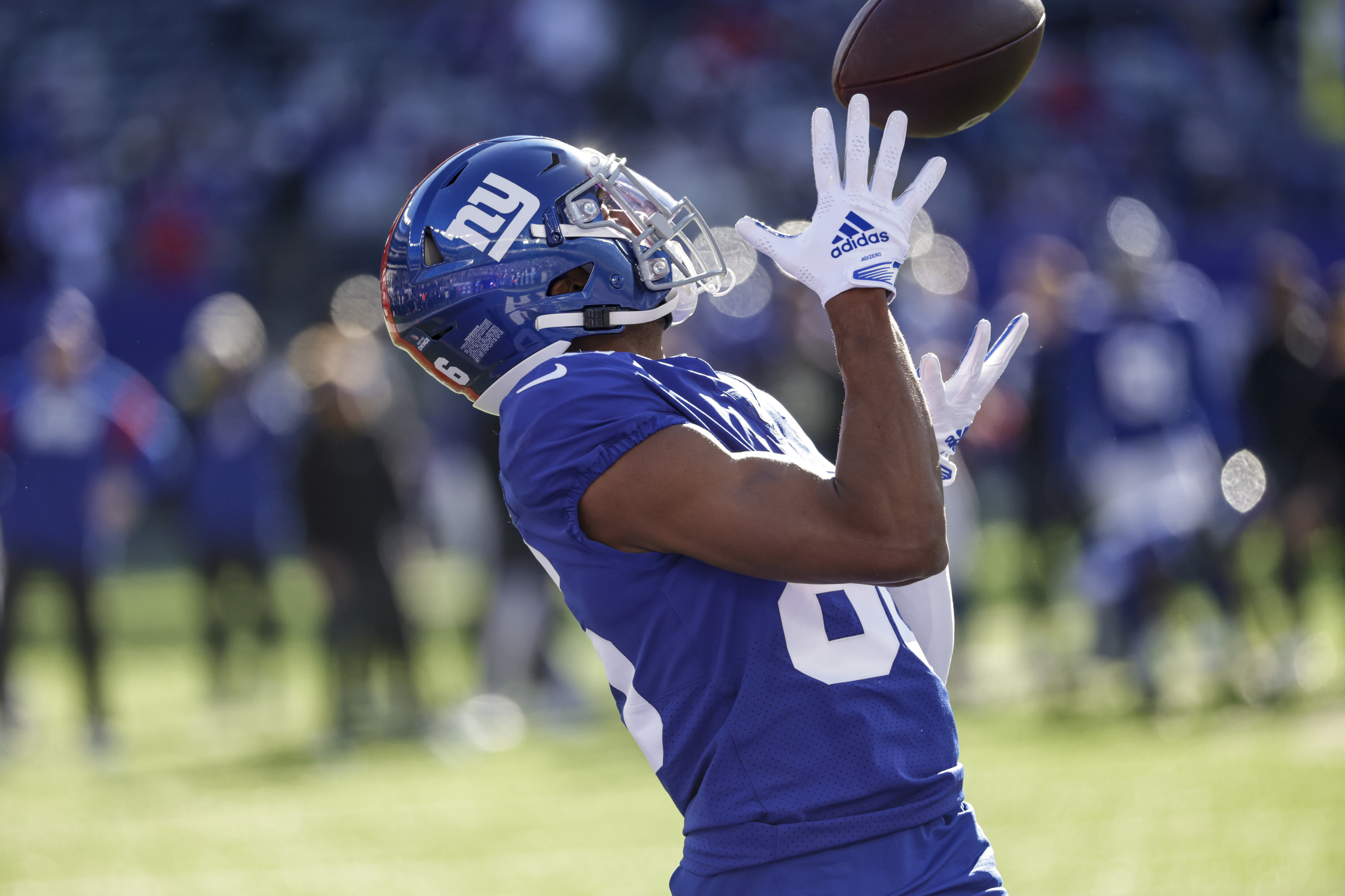 Watch NY Giants WR Darius Slayton send message to Odell Beckham Jr.