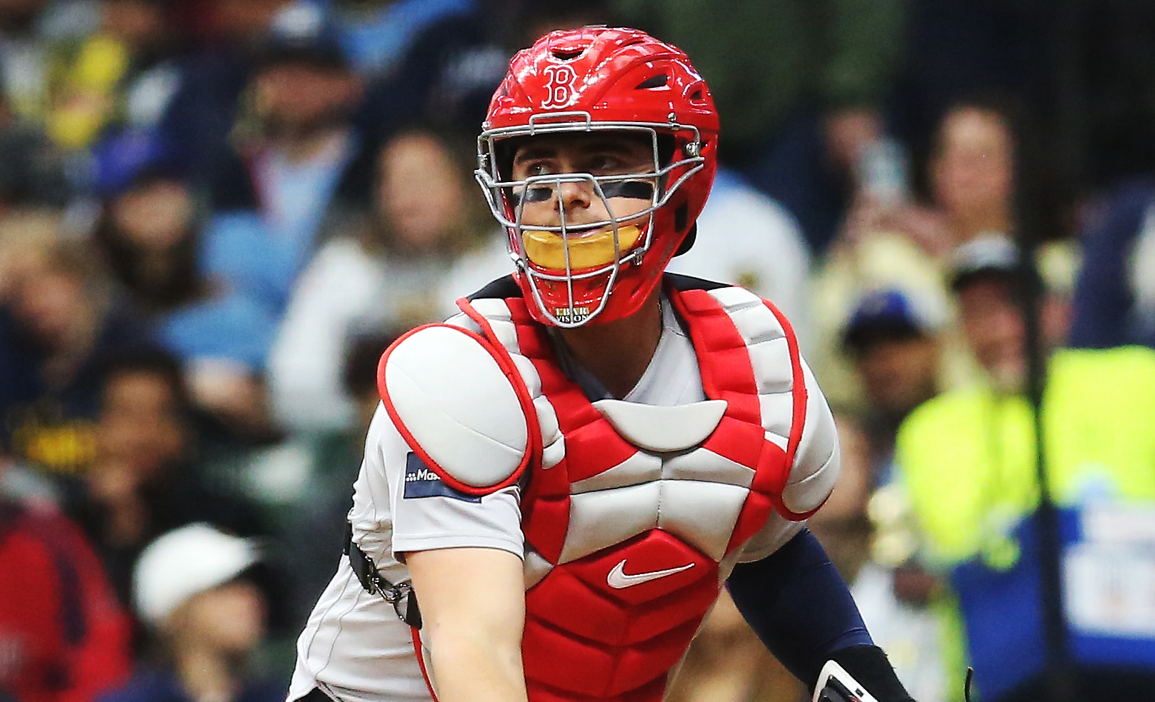 Christian Vázquez injury: Boston Red Sox catcher not seriously hurt after  getting hit in face in 'freak accident' during practice 