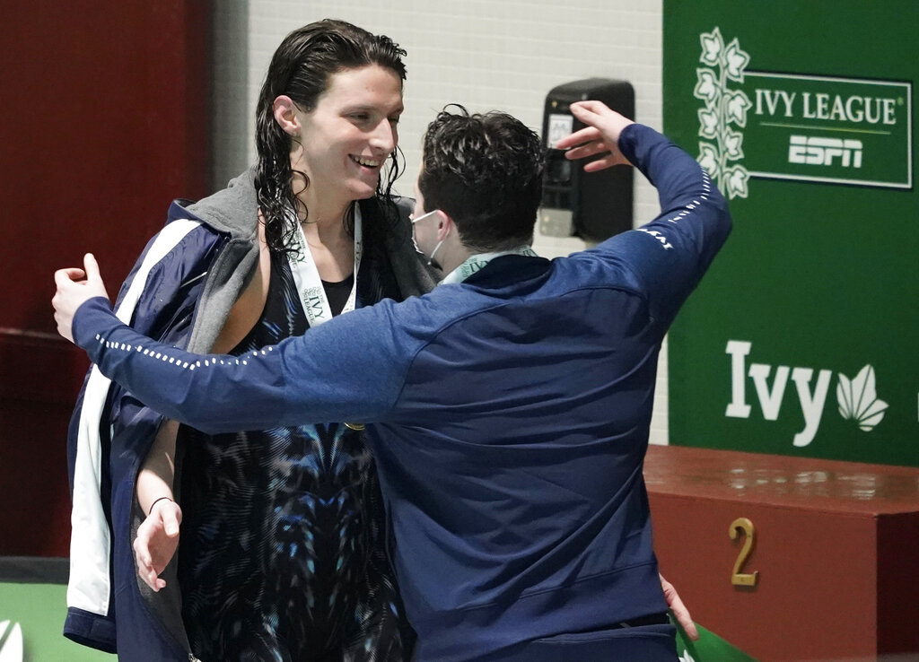 PENN'S TRANS LIA THOMAS IS AN IVY CHAMP IN 500-YARD FREESTYLE